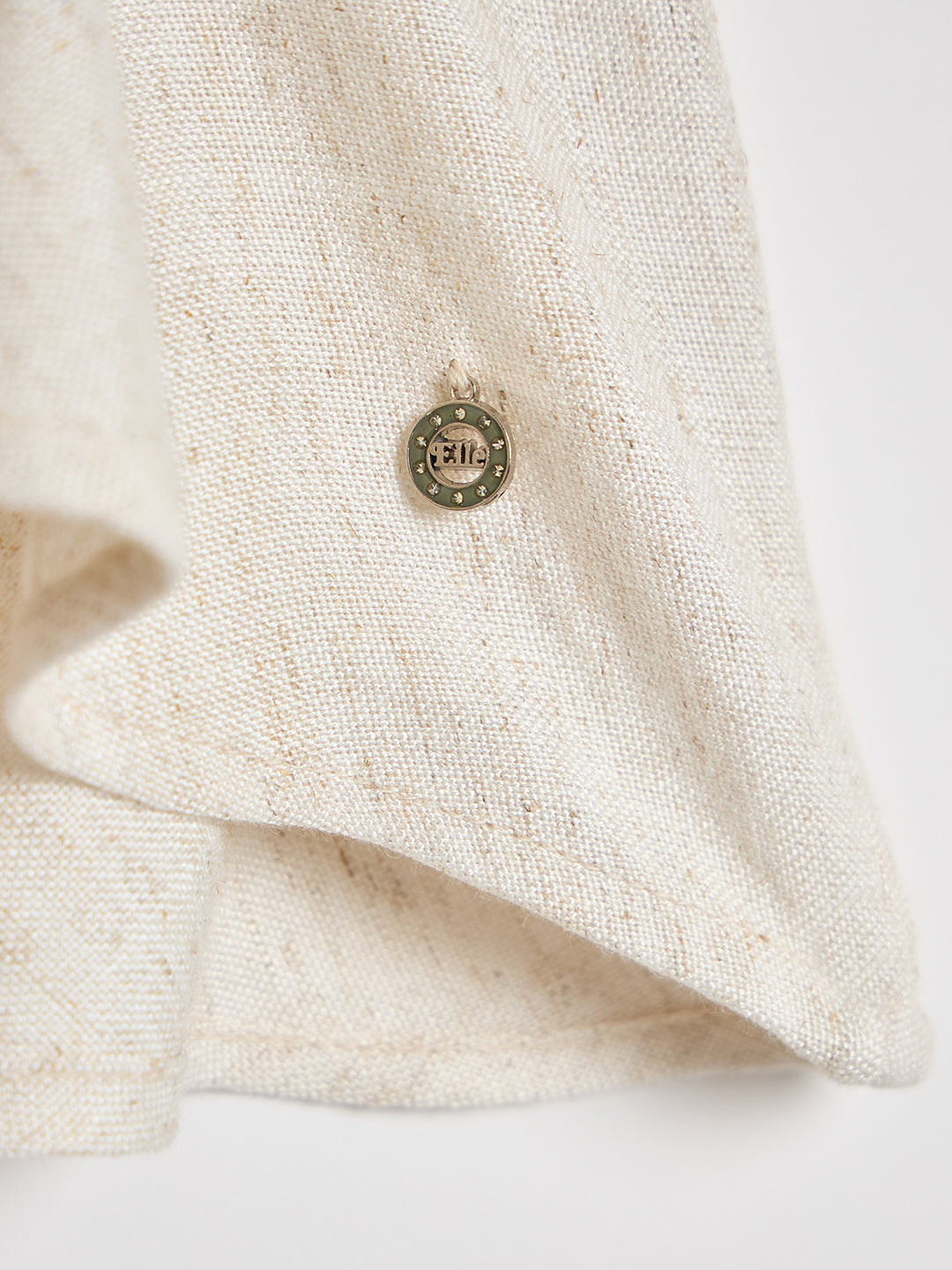 ELLE Girls Beige Embroidered Top