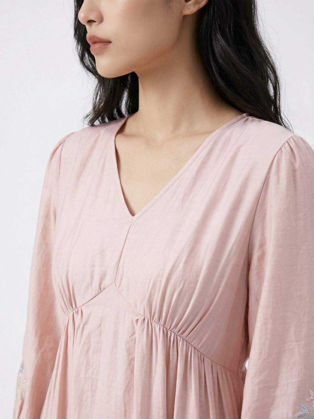 Elle Women Pink Flared Fit Dress