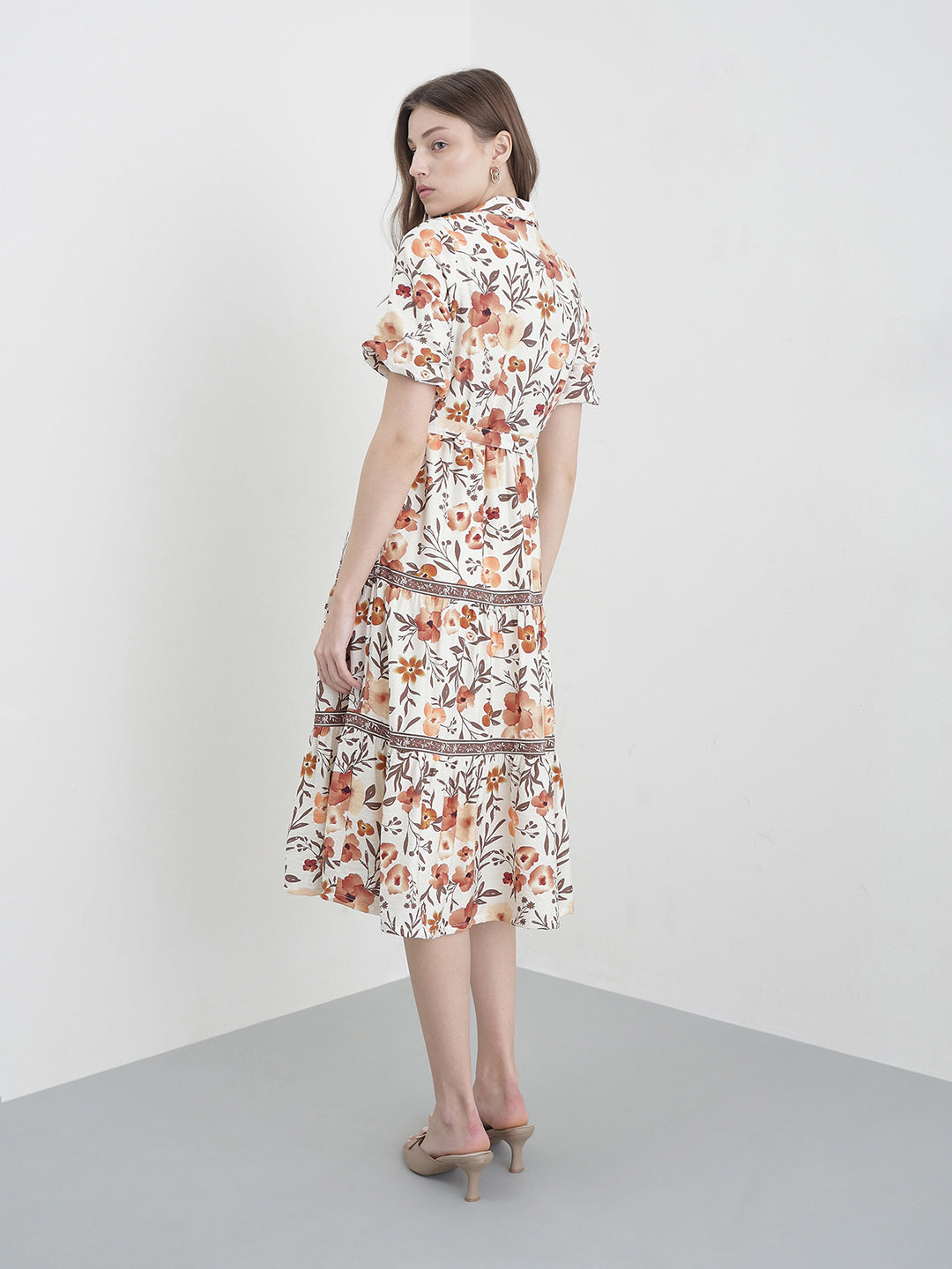 Iconic Women Multicolor Printed Dress