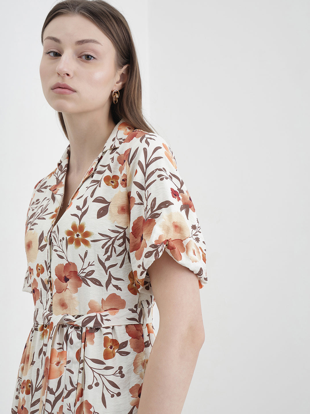 ICONIC Women Multicolor Printed Dress