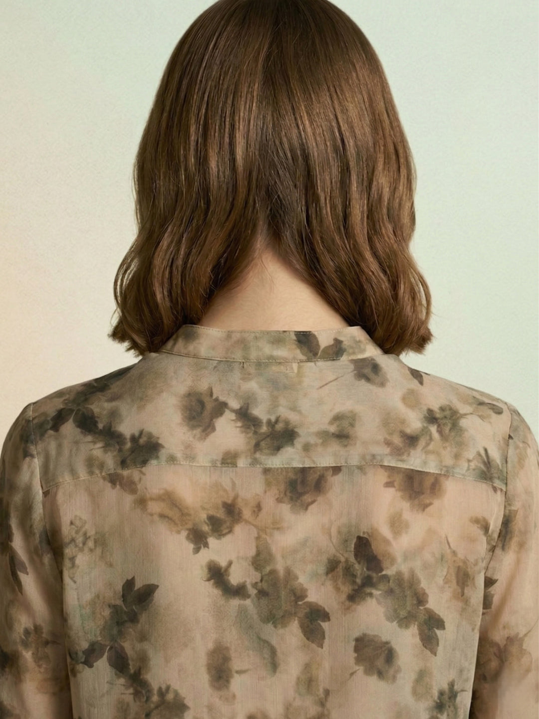 Iconic Women Beige Floral Printed Shirt