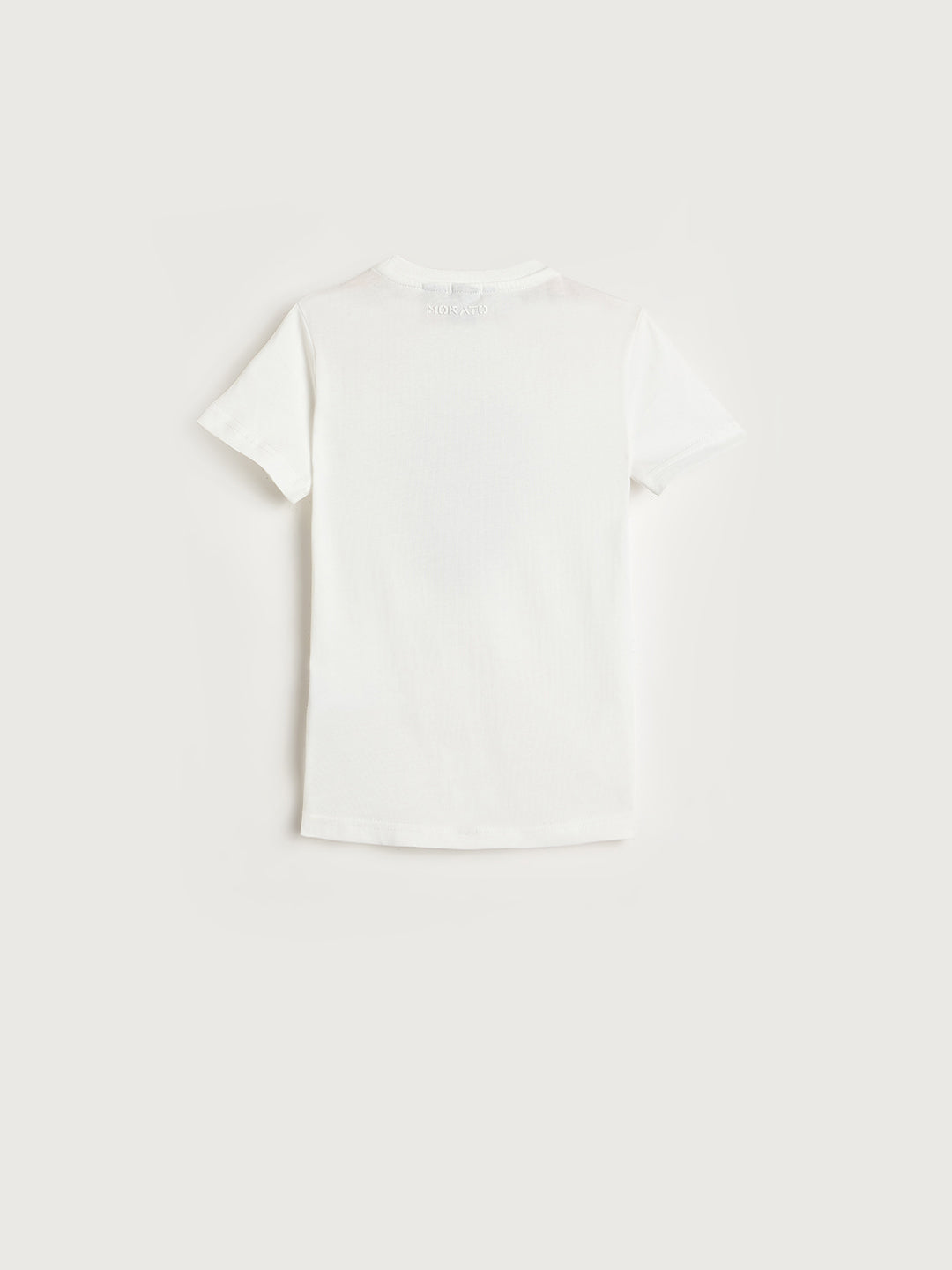 Antony Morato Boys Cream Graphic Print T Shirt