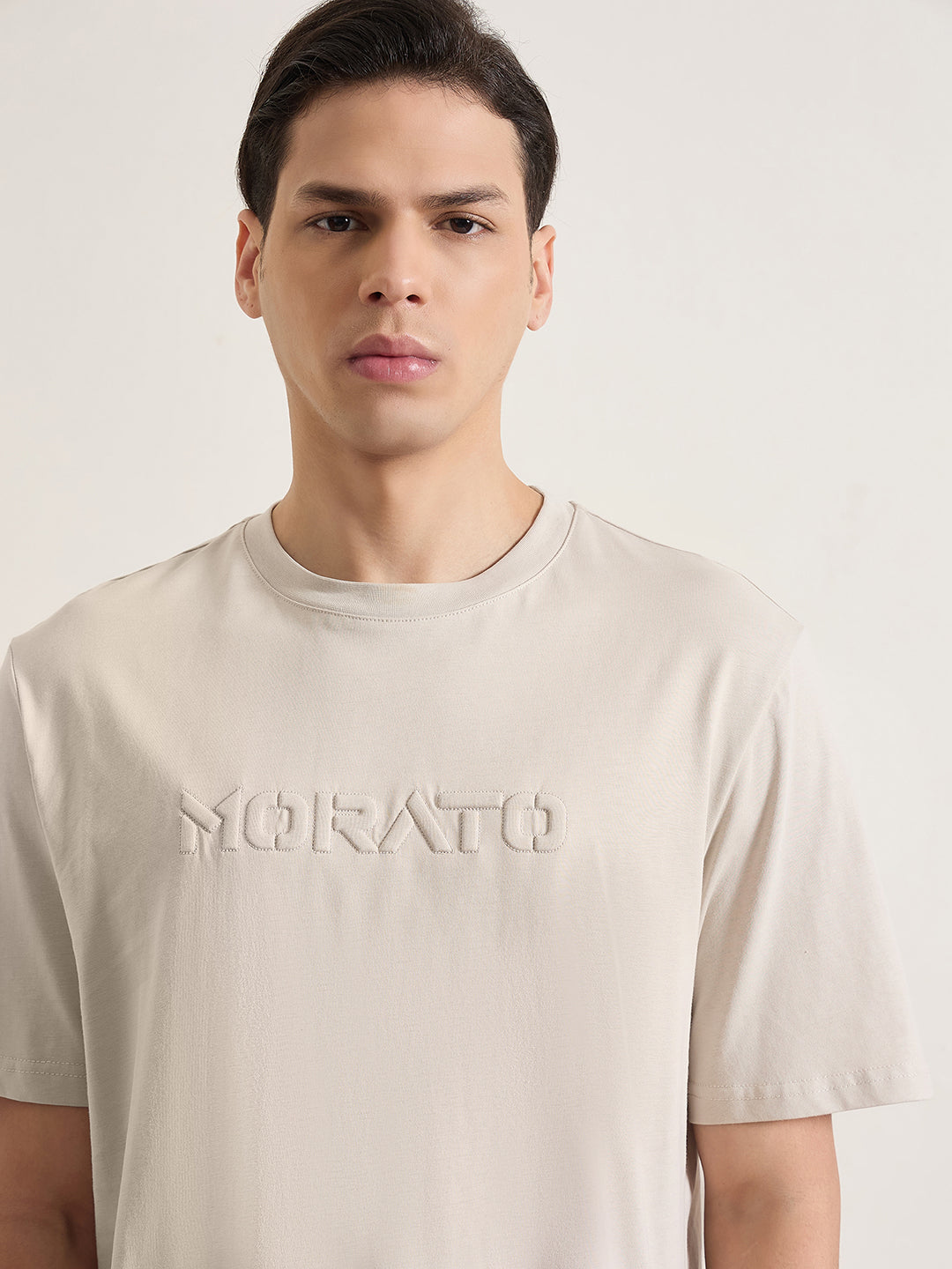Antony Morato Men White Solid T-Shirt