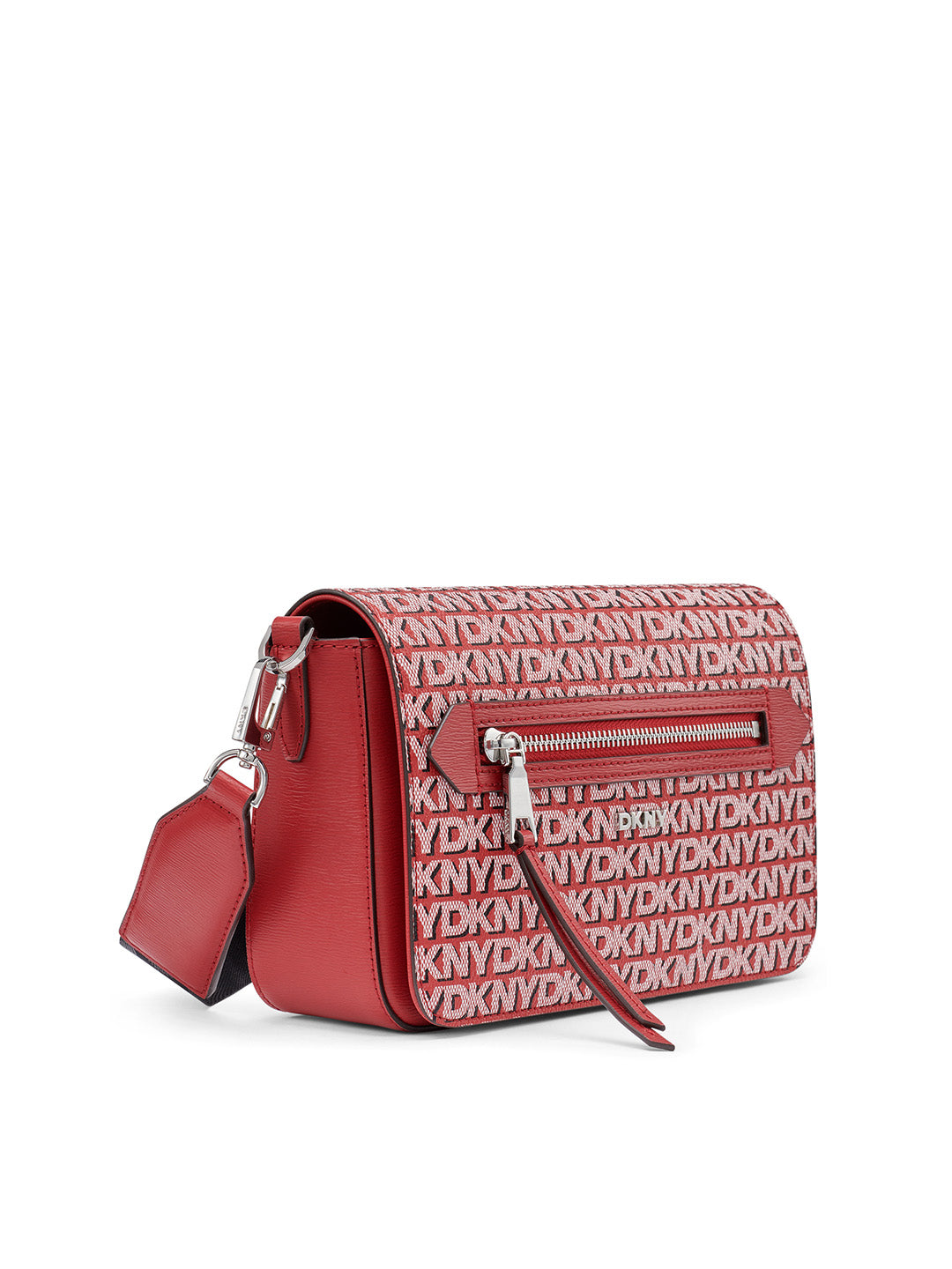 DKNY Women Red Logo Cross Body Bag