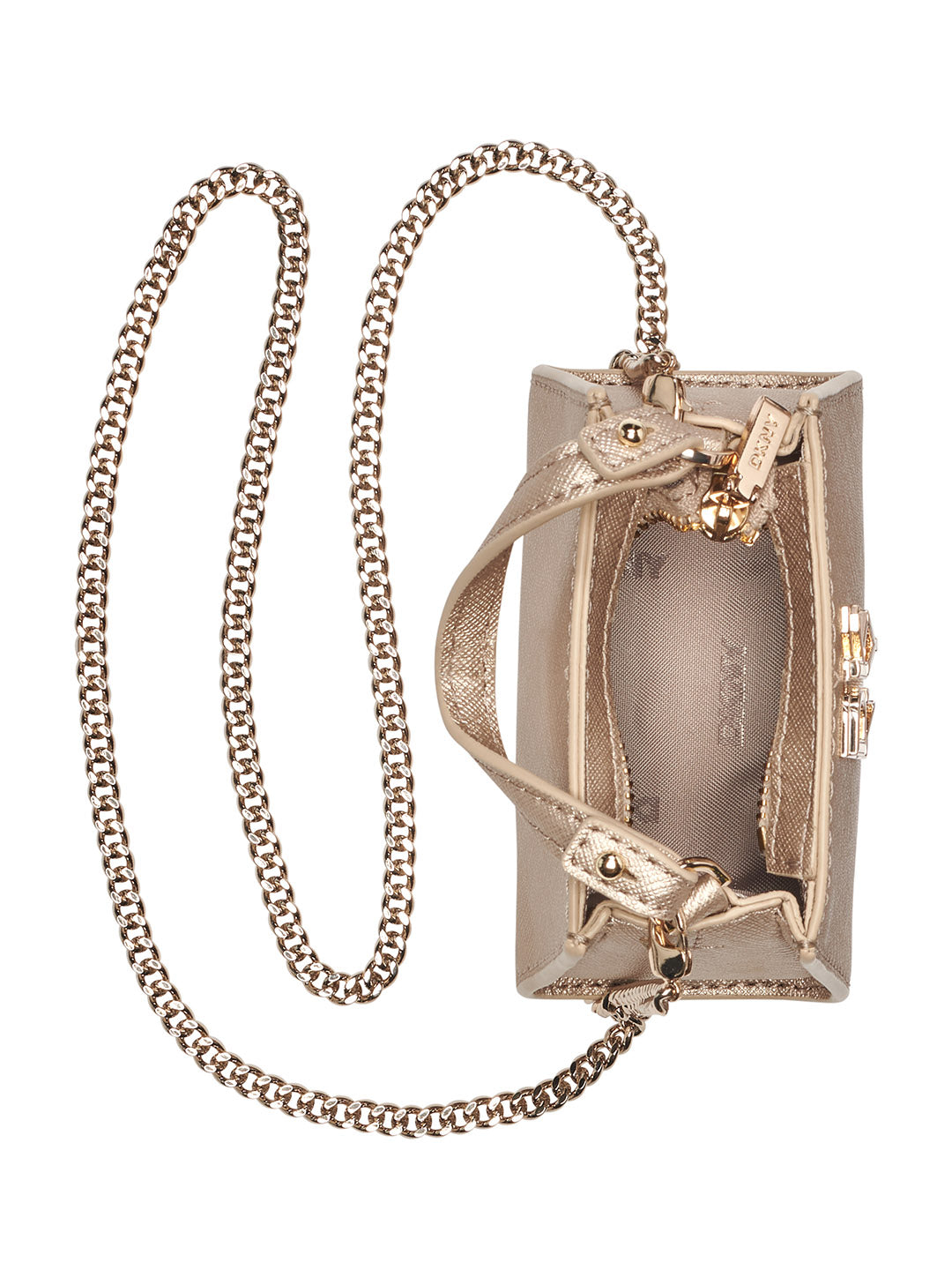 DKNY Women Gold Satchel