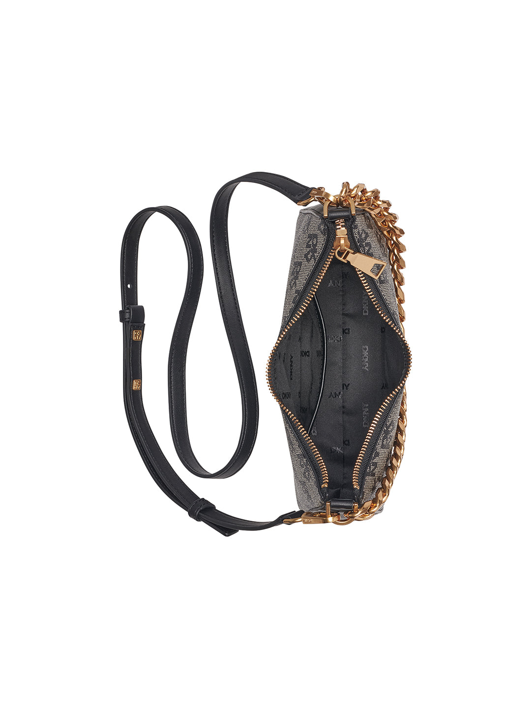 DKNY Women Black Logo Cross Body Bag