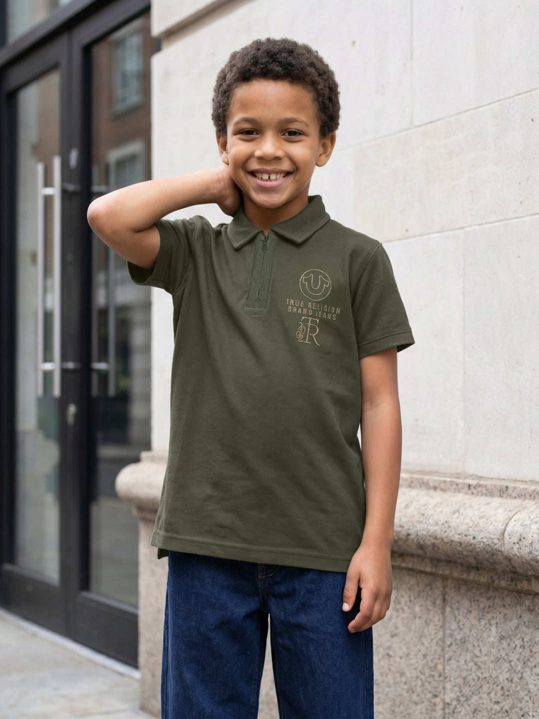 True Religion Boys Green T-Shirt