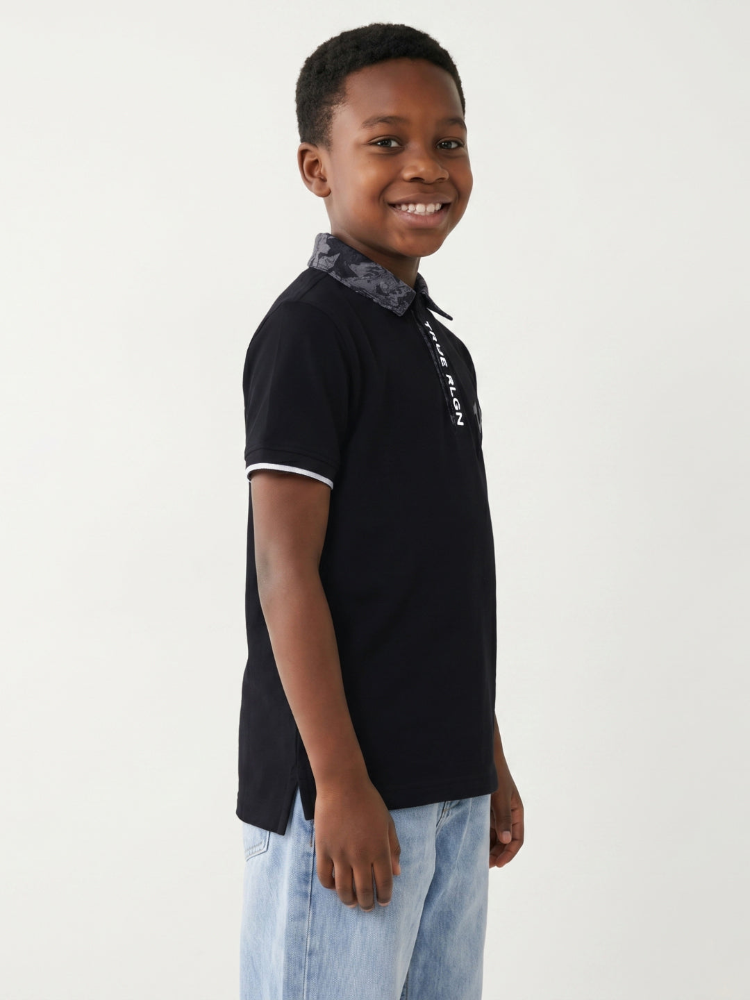 True Religion Boys Black T-Shirt