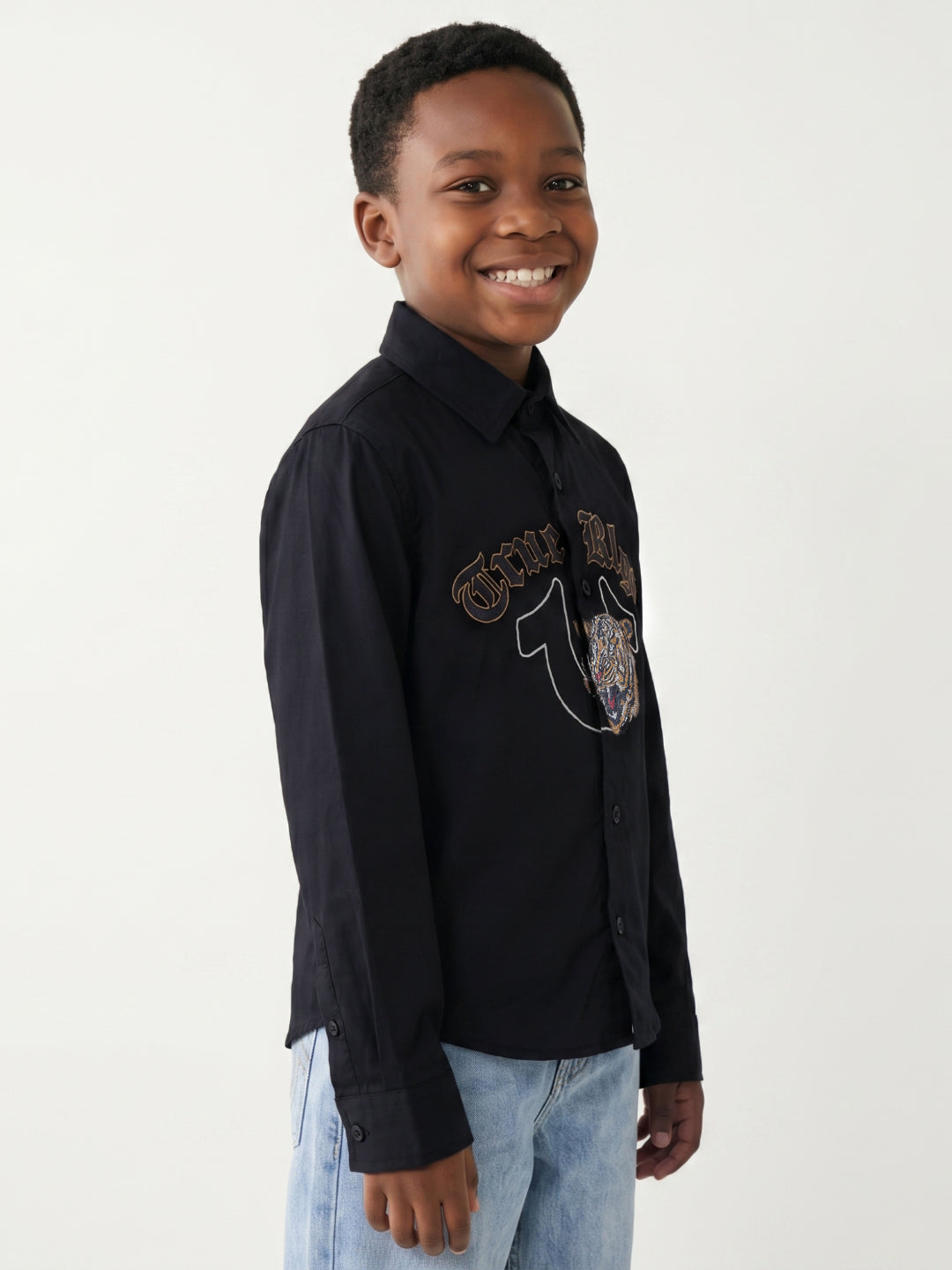 True Religion Boys Black Shirt