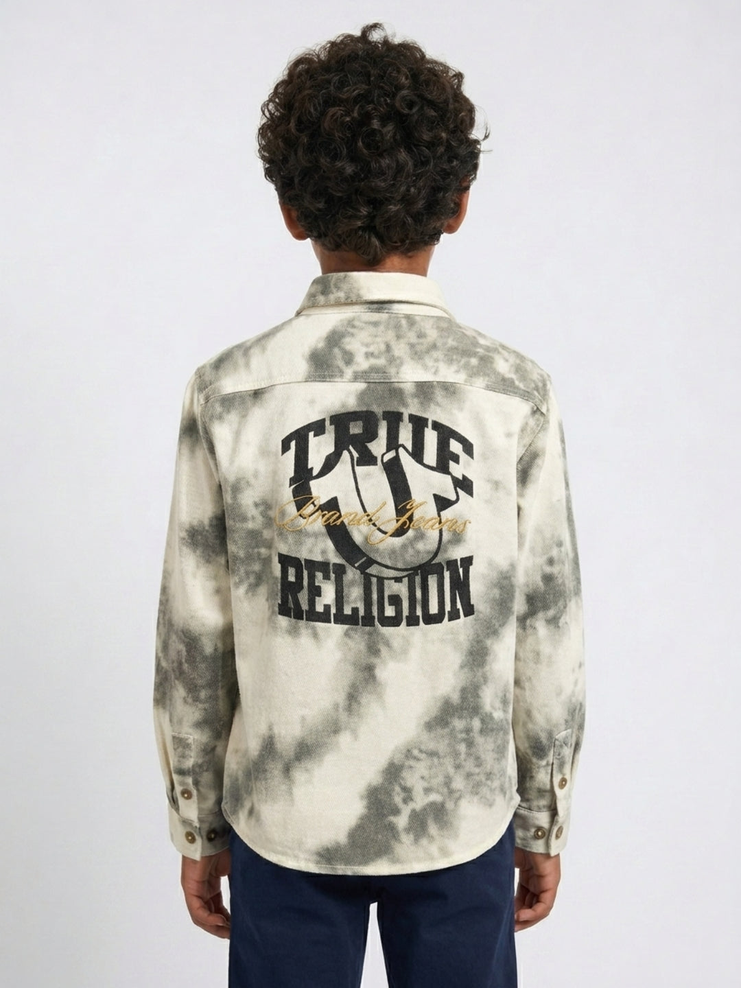 True Religion Multi Cotton Printed Boys Shirt