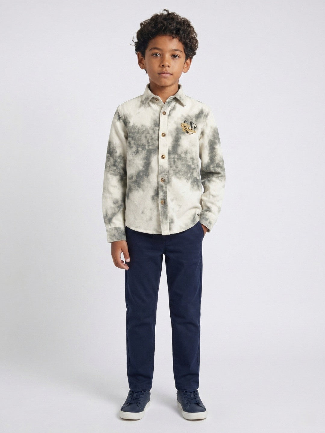 True Religion Multi Cotton Printed Boys Shirt
