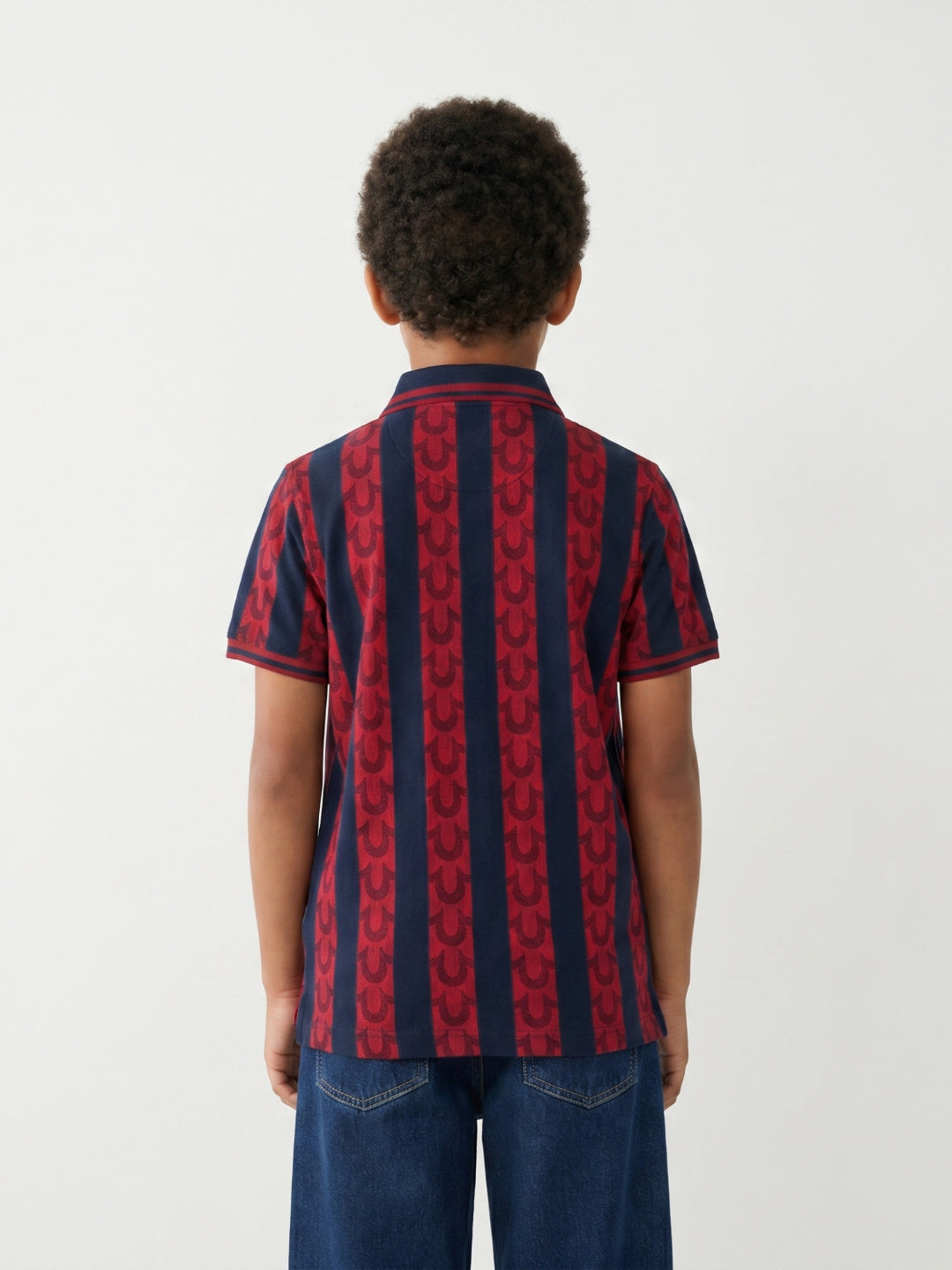 True Religion Boys Multi Striped Cotton T-Shirt