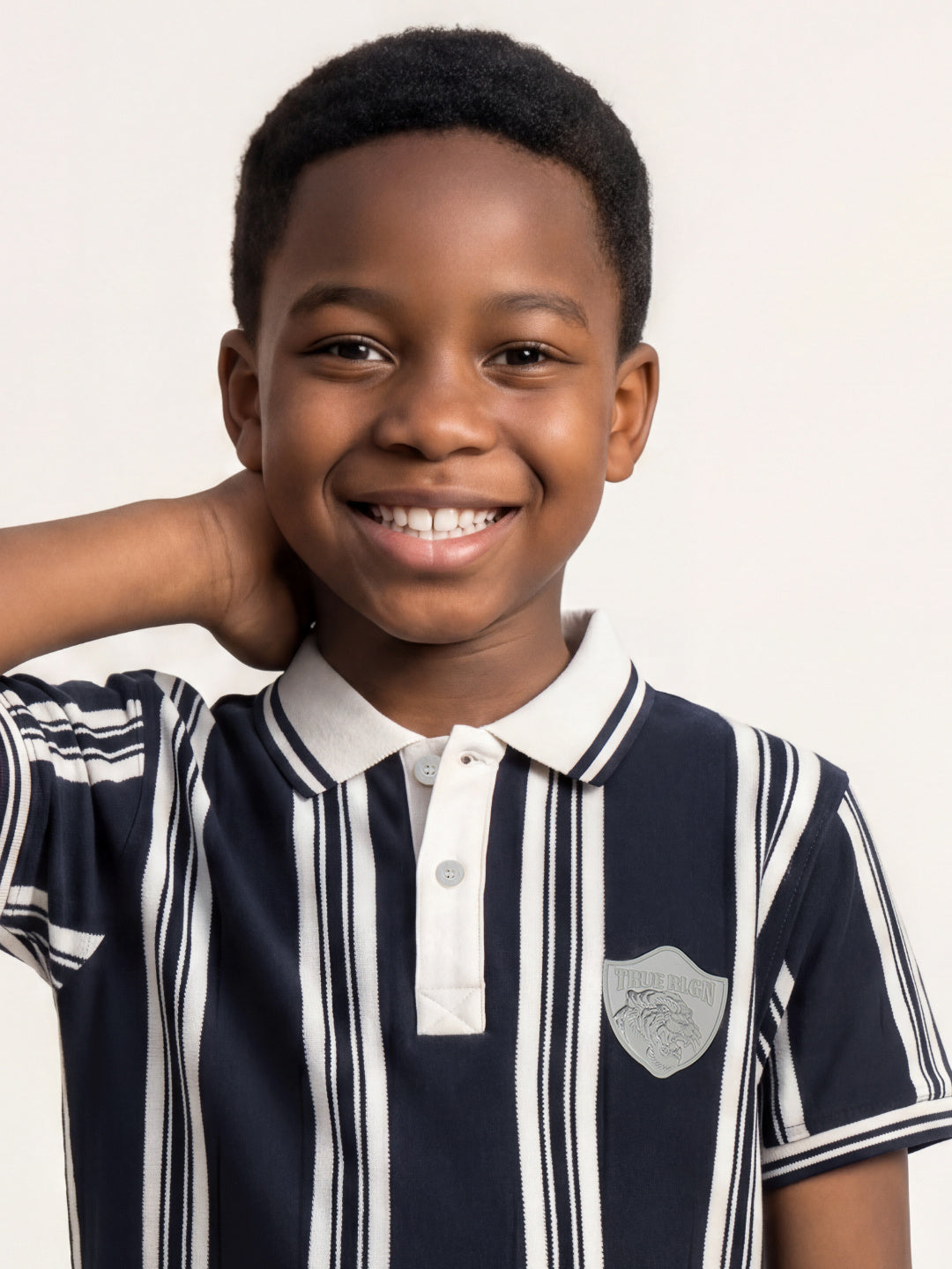 True Religion Boys Blue Striped T-Shirt