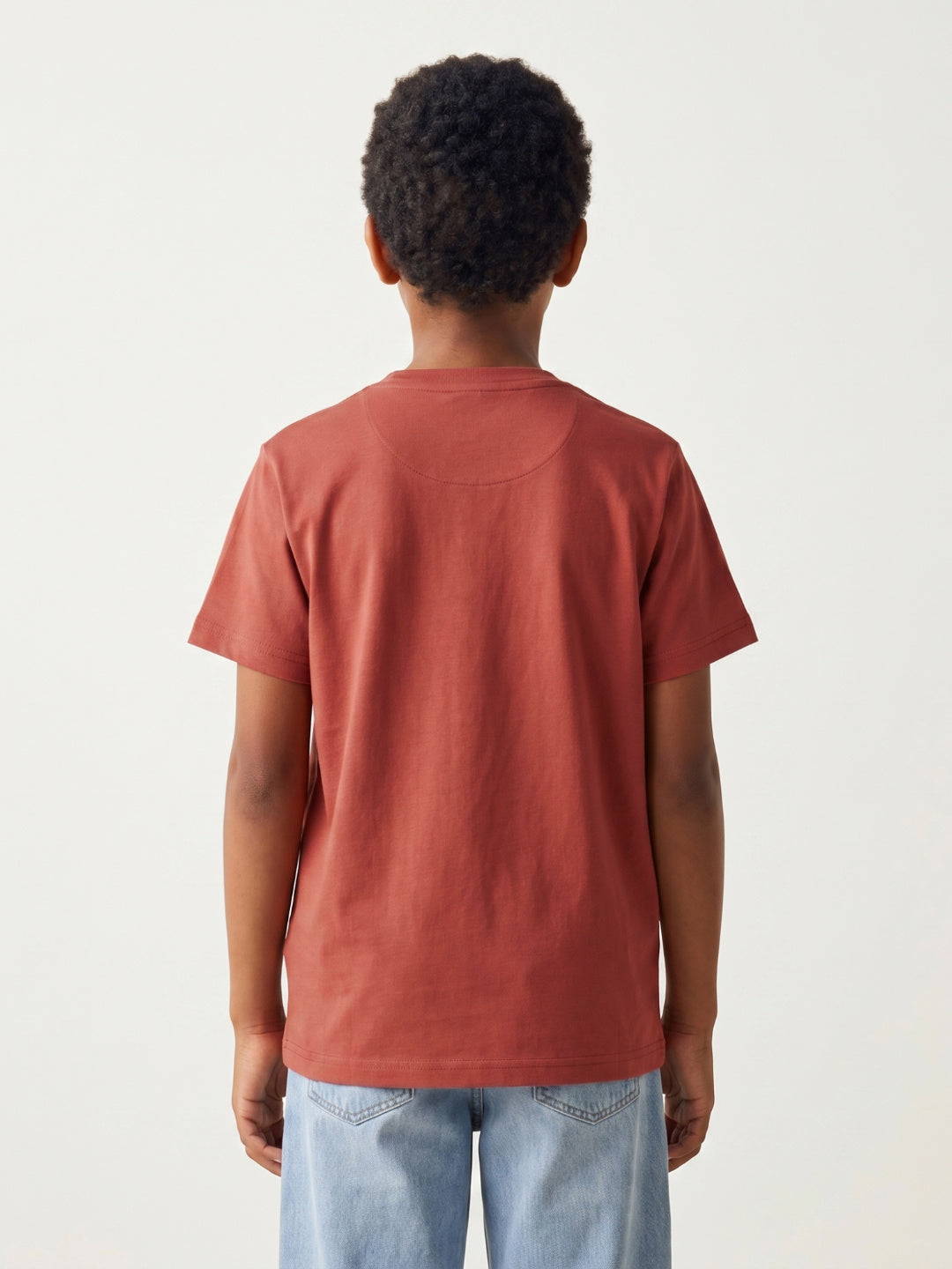 True Religion Boys Red Cotton T-Shirt