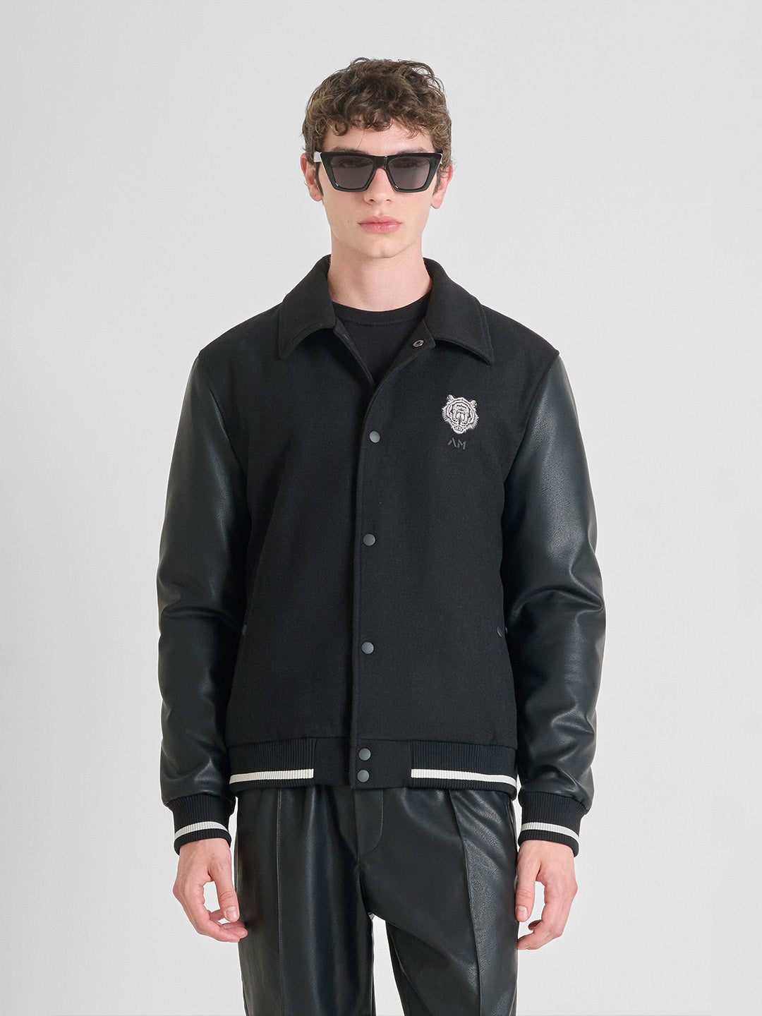 ANTONY MORATO Men Black Regular Fit Jacket