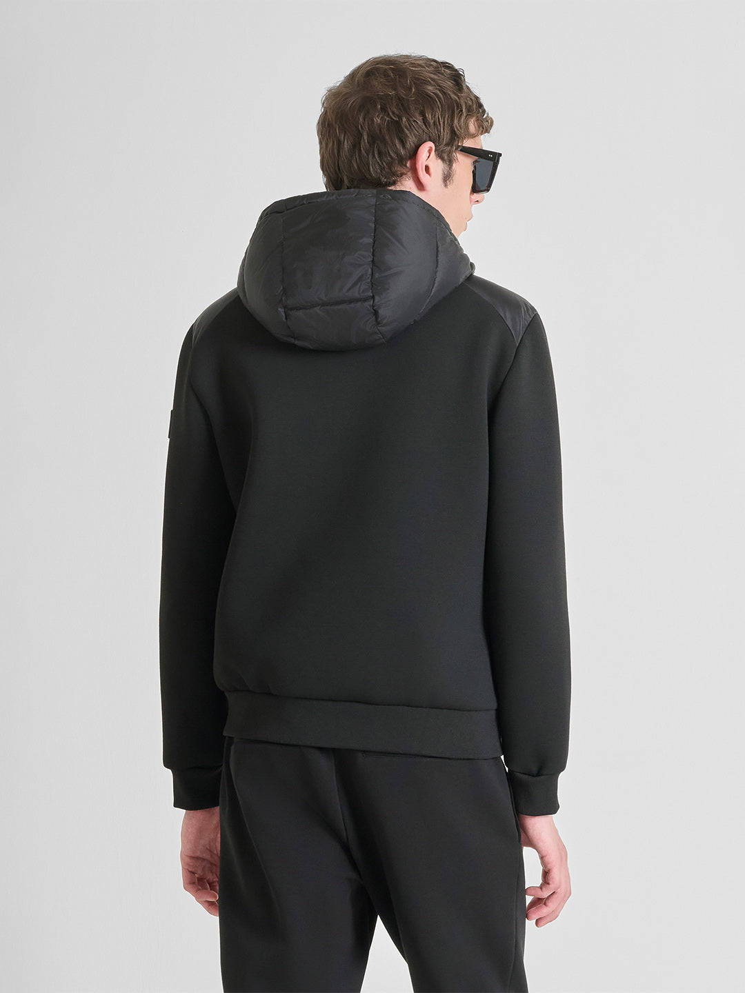 ANTONY MORATO Men Black Quilted Puffer Jacket