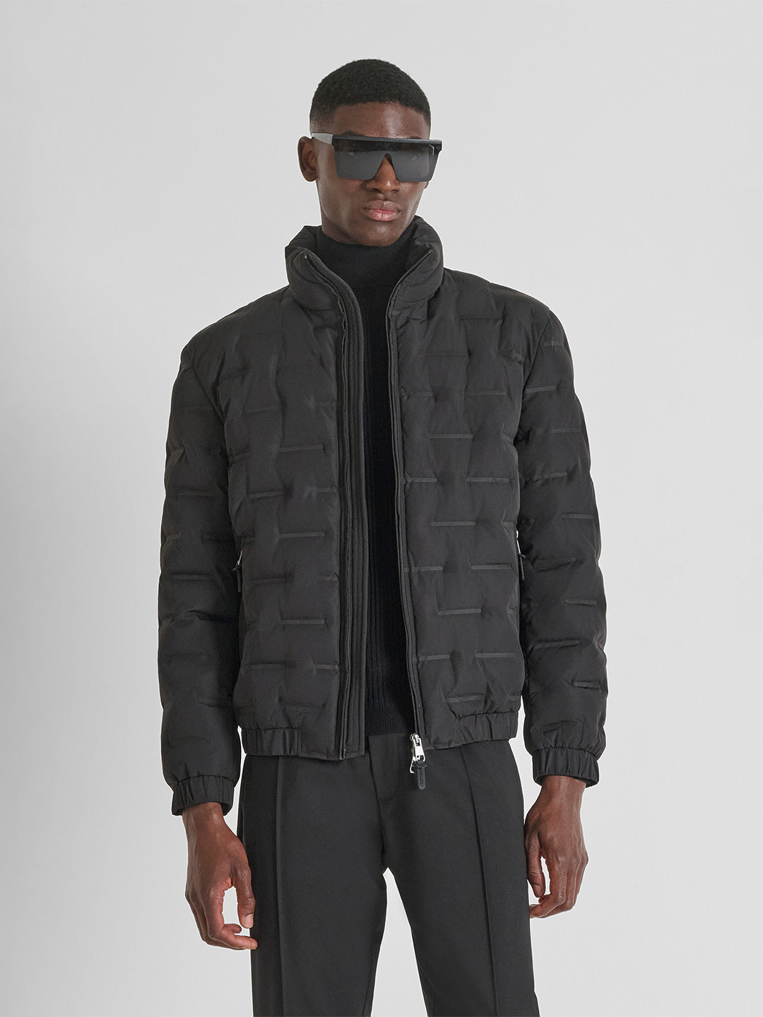 ANTONY MORATO Men Black Regular Fit Jacket