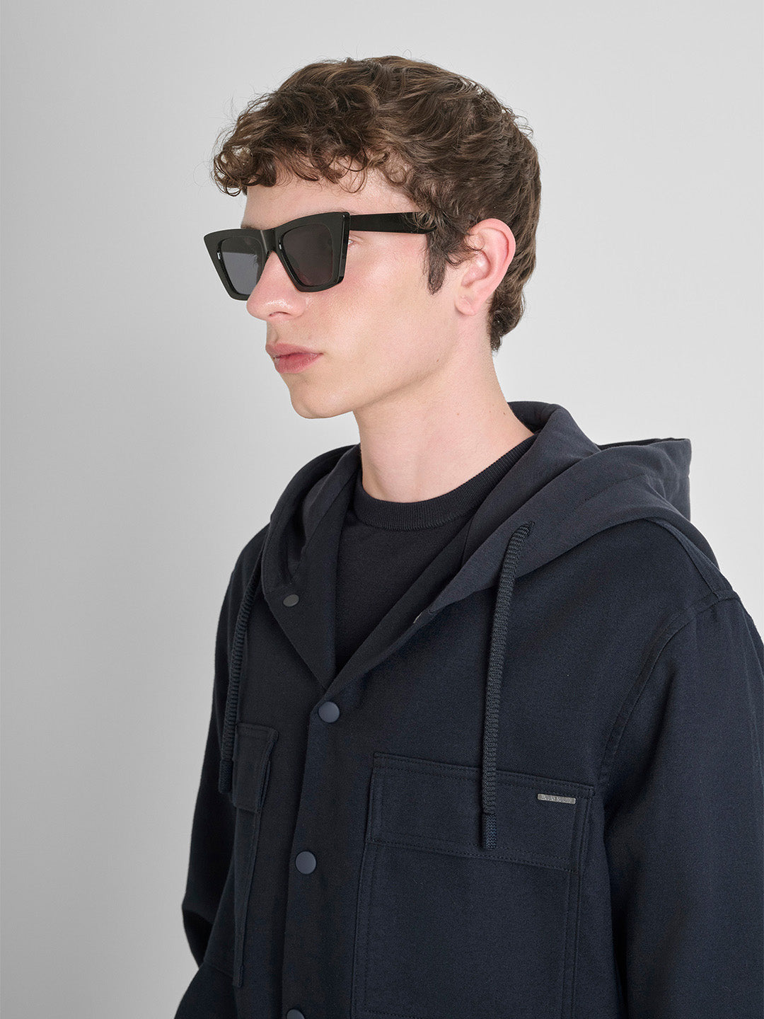 ANTONY MORATO Men Navy Blue Cotton Shacket