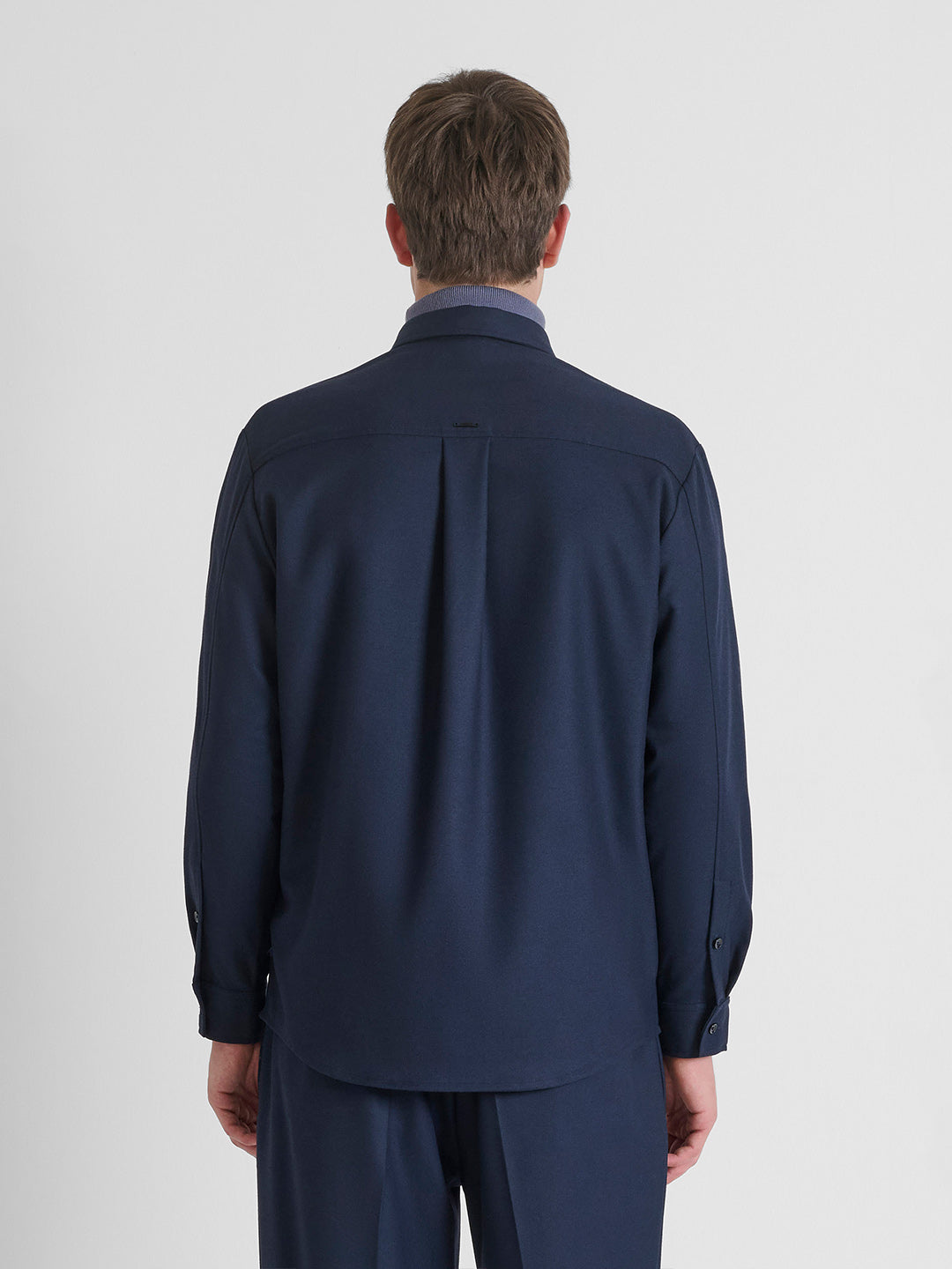 ANTONY MORATO Men Navy Blue Relaxed Fit Shirt