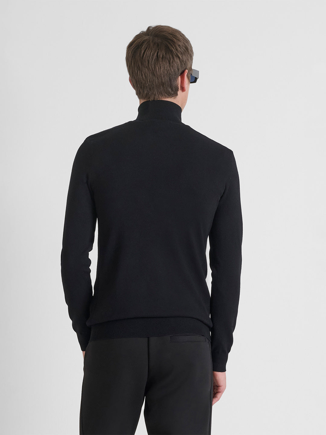 ANTONY MORATO Men Black Skinny Fit Sweater