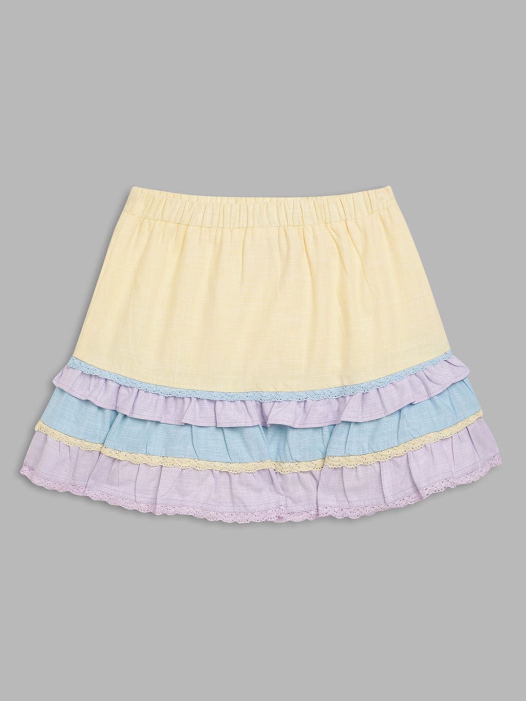 Blue Giraffe Girls Multi Flare Skirt