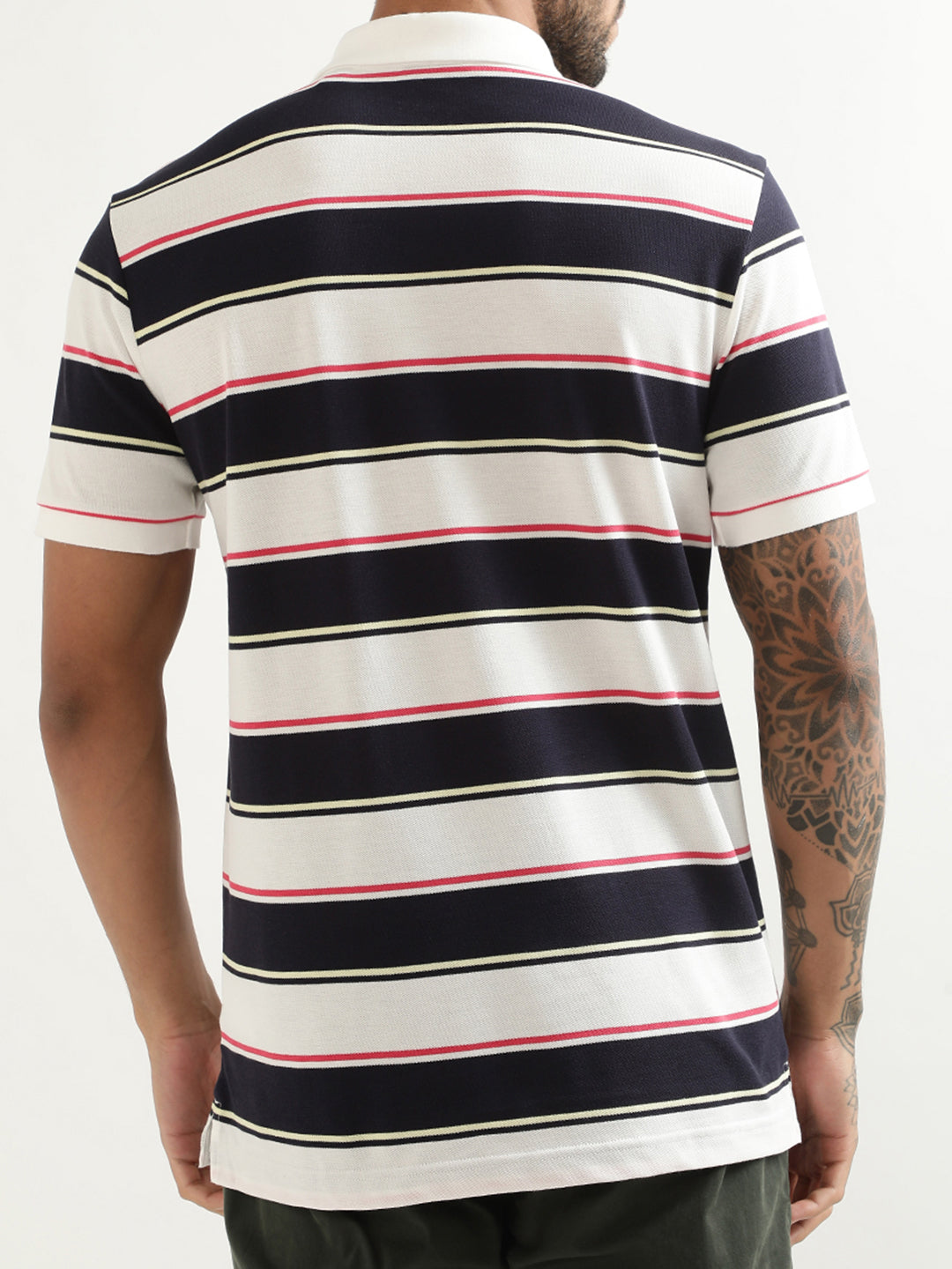 Gant Multi Striped Regular Fit Polo T-Shirt