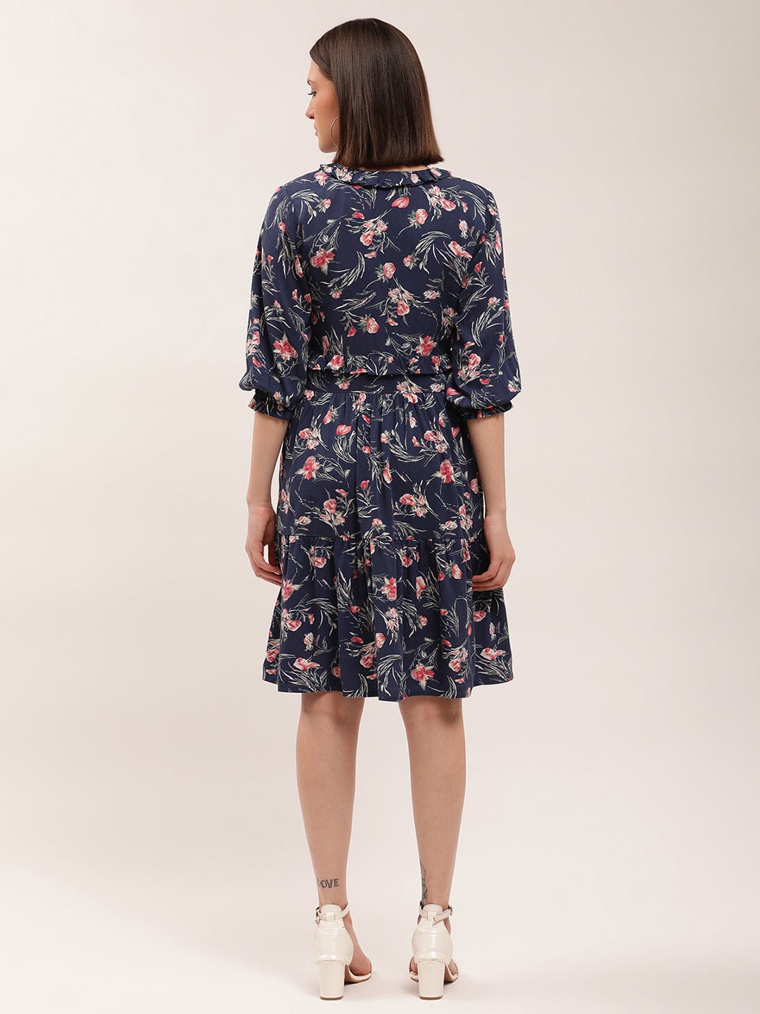 Elle Women Blue Dress