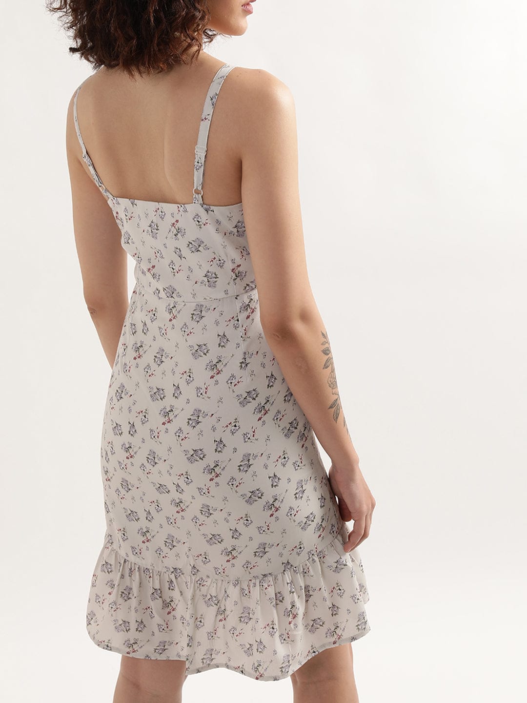 Elle Women Cream Dress