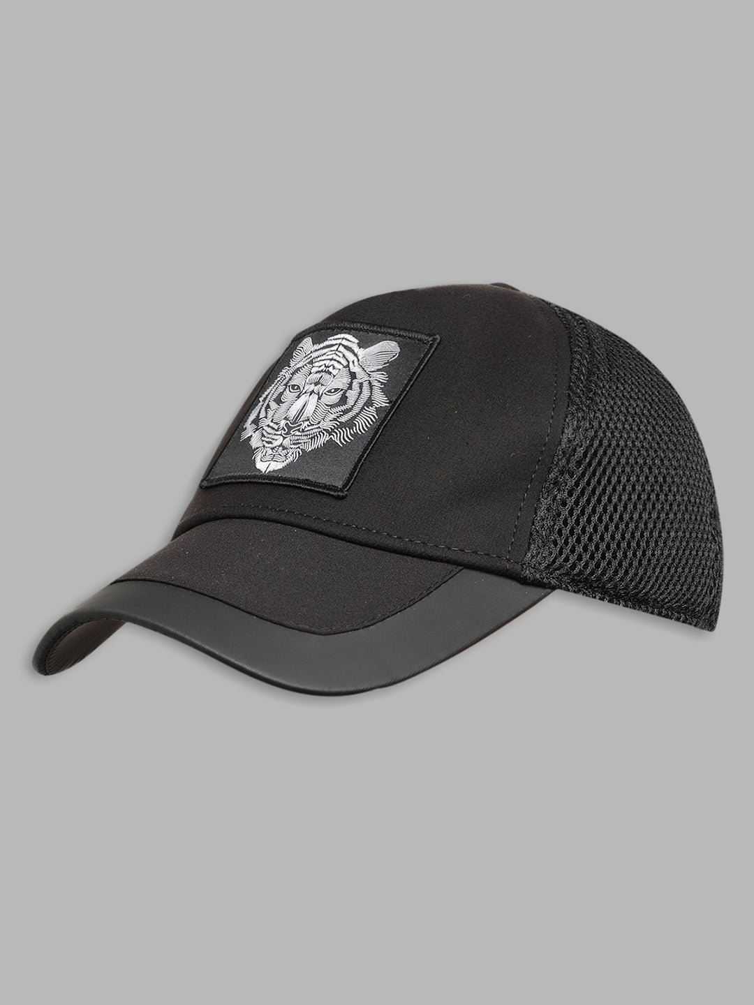 Antony Morato Boys Black White Embroidered Baseball Cap