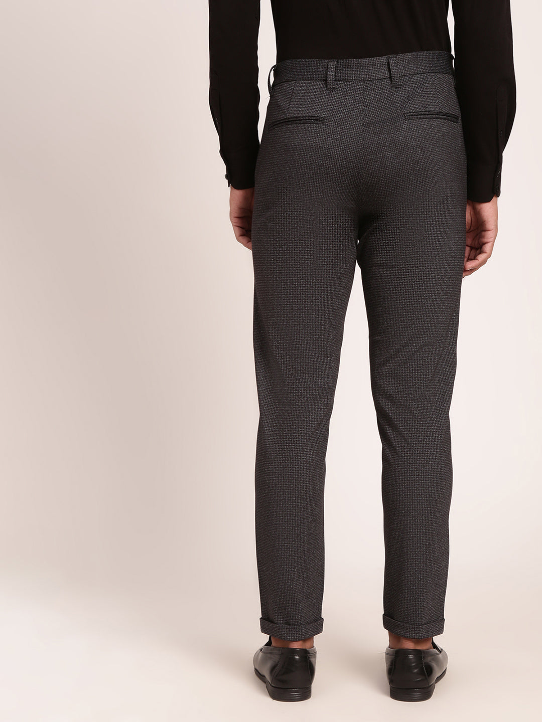 Lindbergh Men Blue Solid Slim Fit Trouser