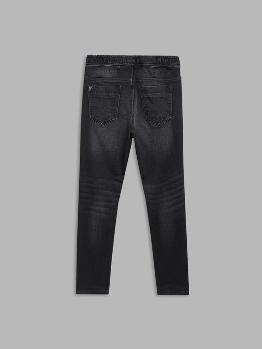 Antony Morato Boys Black Heavy Fade Jeans