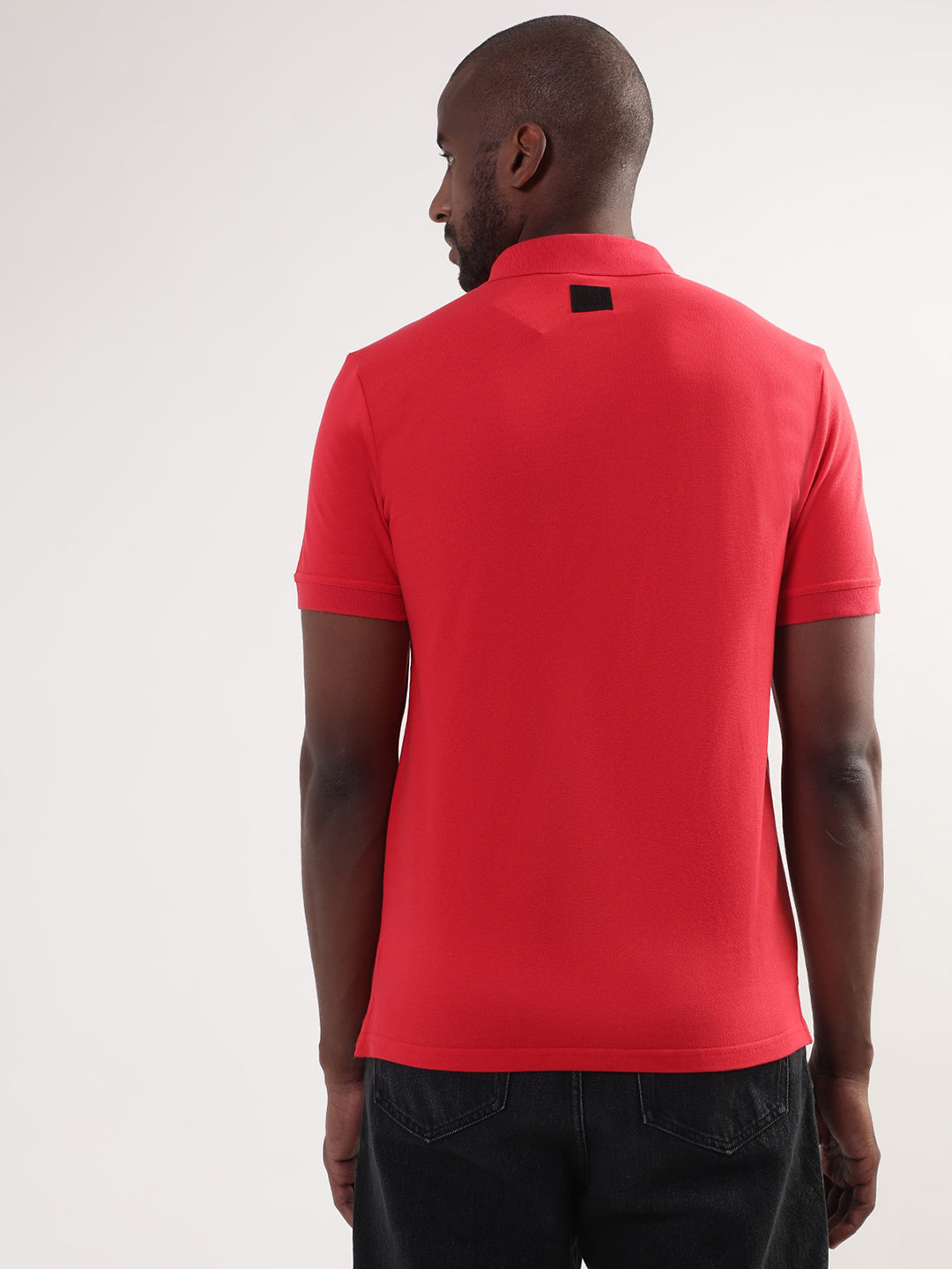 True Religion Chinese Red Regular Fit Polo T-Shirt