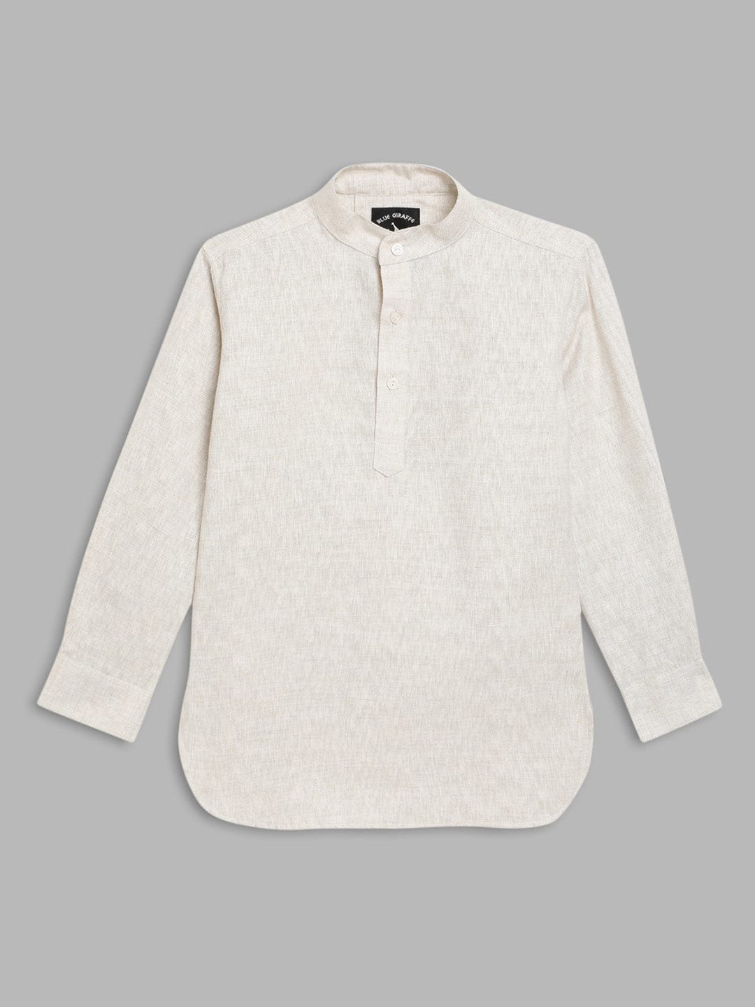 Blue Giraffe Boys Mandarin Collar Bandi Set