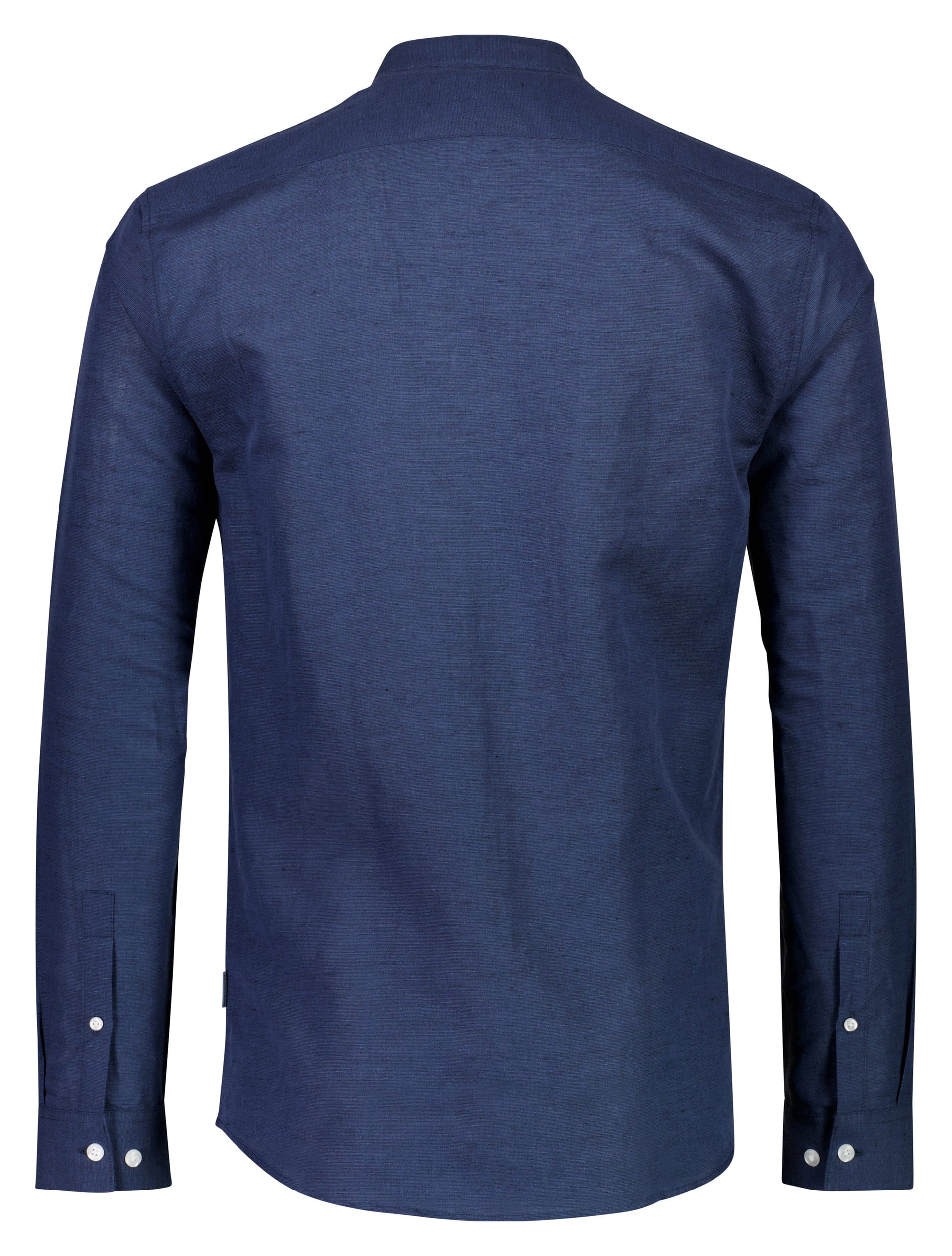 Lindbergh Men Solid Mandarin Collar Shirt