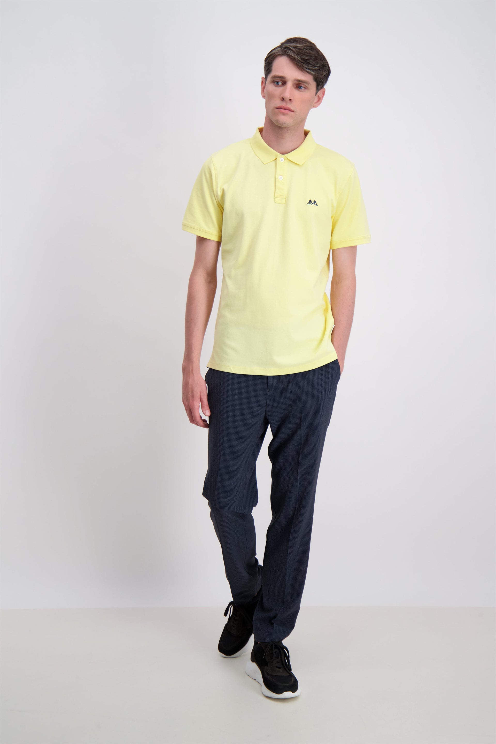 Lindbergh Men Solid Polo Tshirt