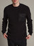 Matinique Men Black Solid Sweater