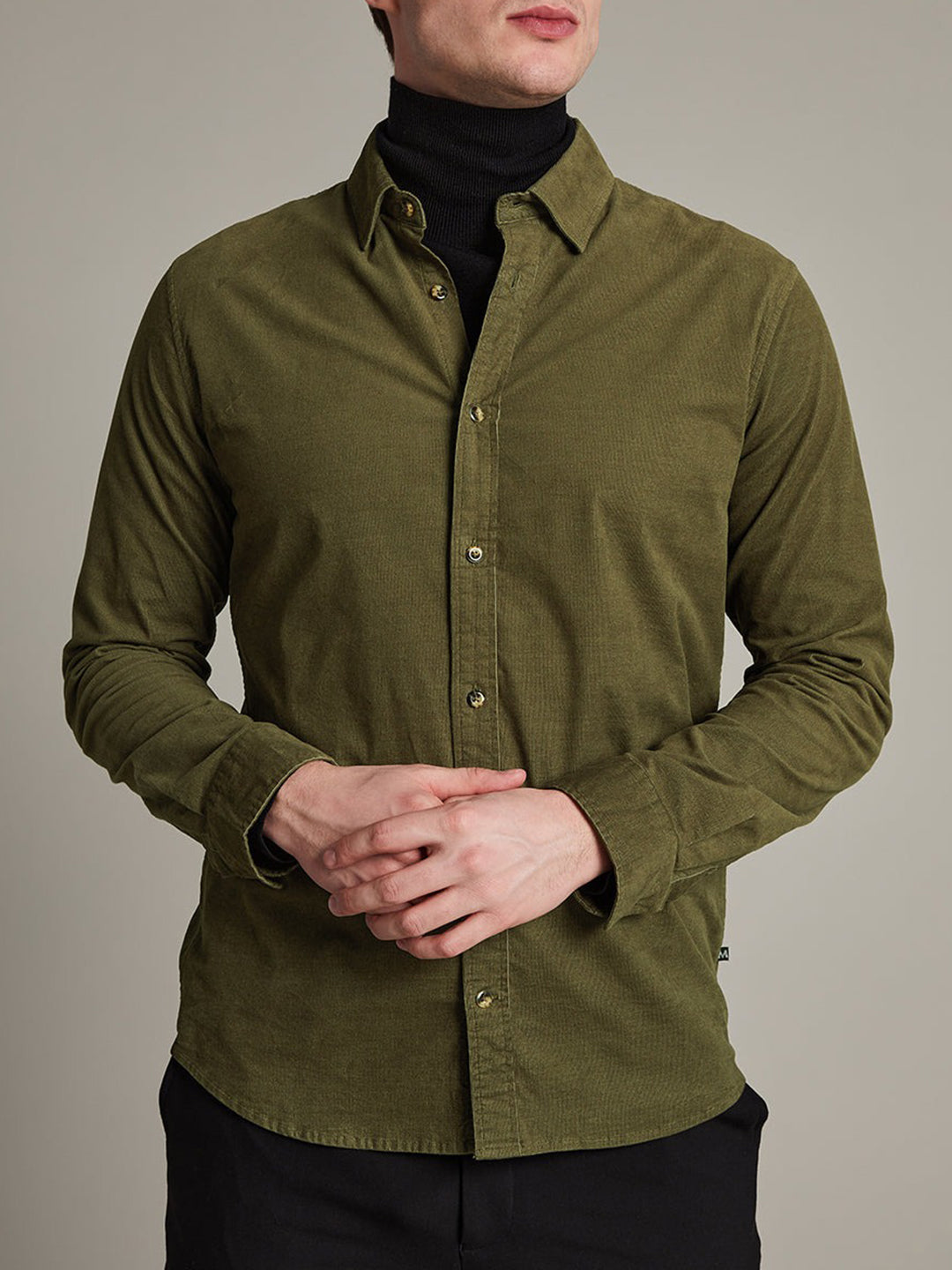Matinique Olive Regular Fit Shirt