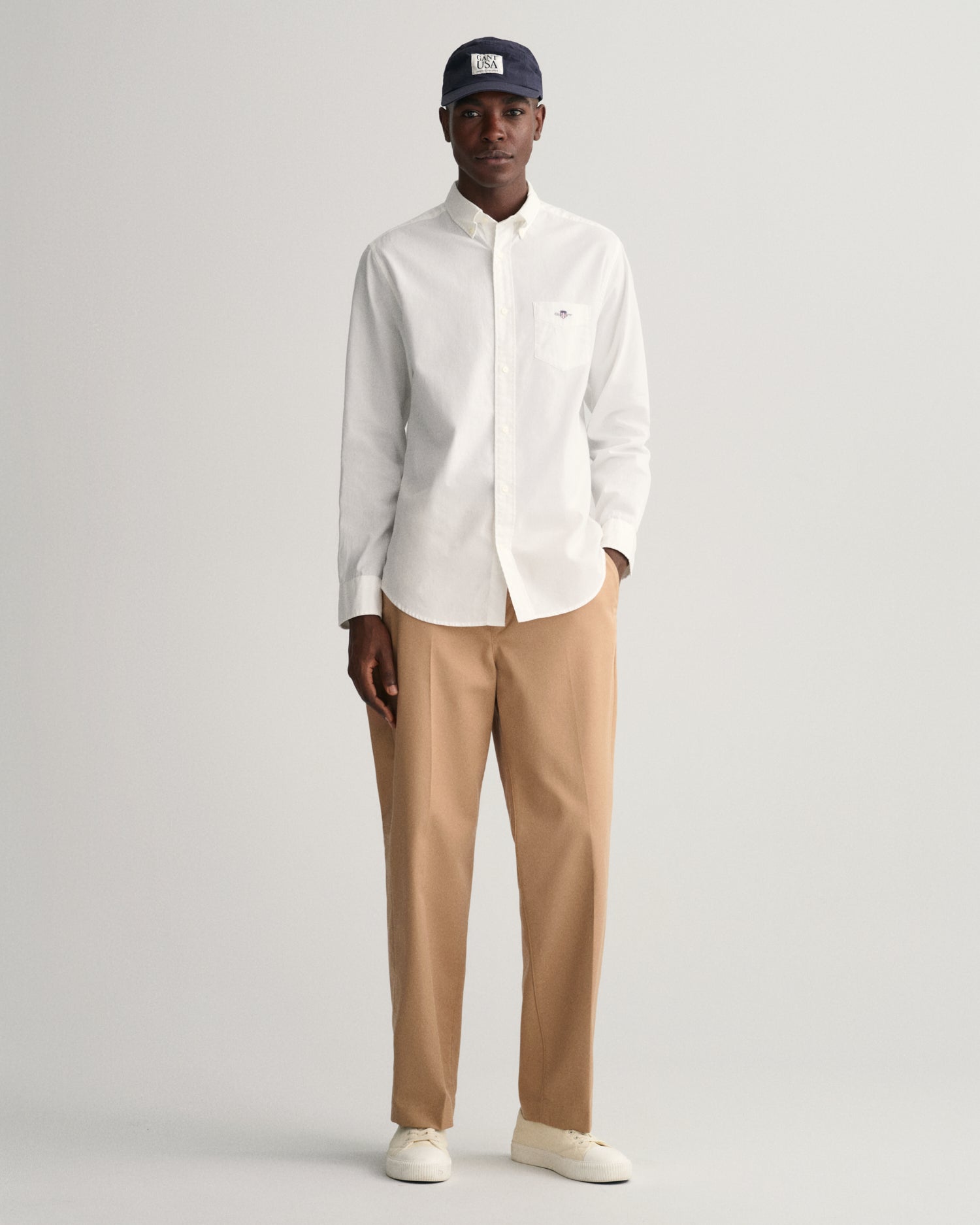 Gant White Regular Fit Shirt