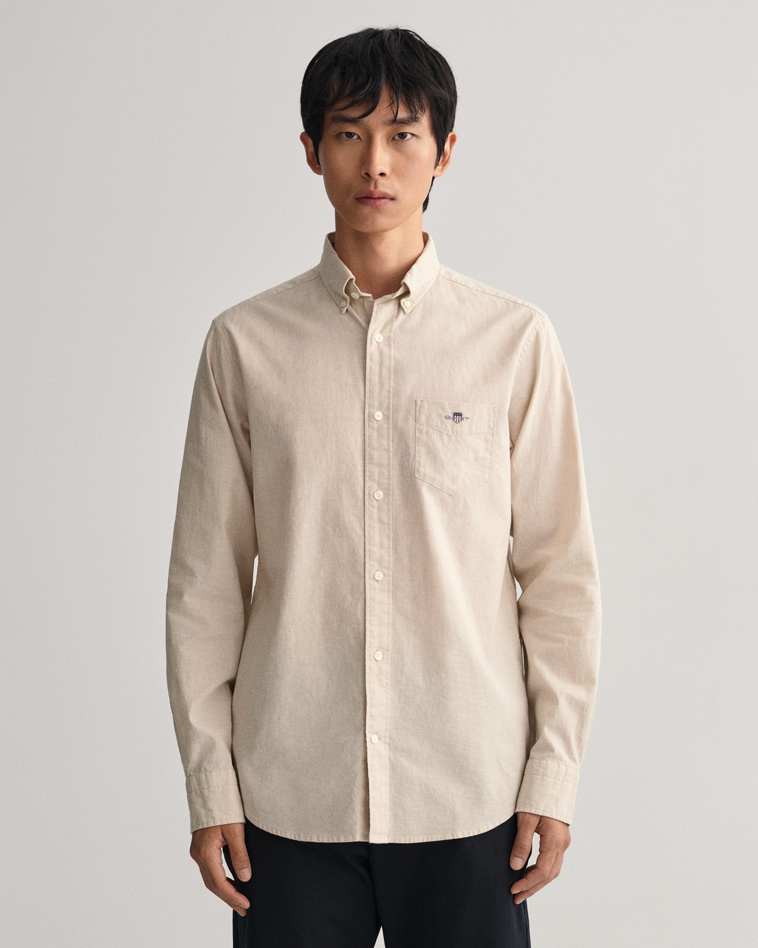 Gant Beige Regular Fit Shirt