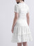 Centre Stage Women White Solid Round Neck Dress