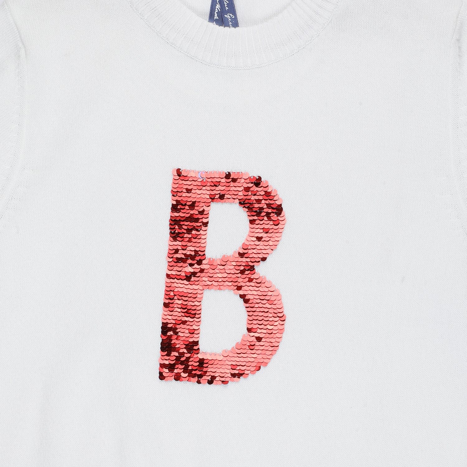 Blue Giraffe Girls Sweater