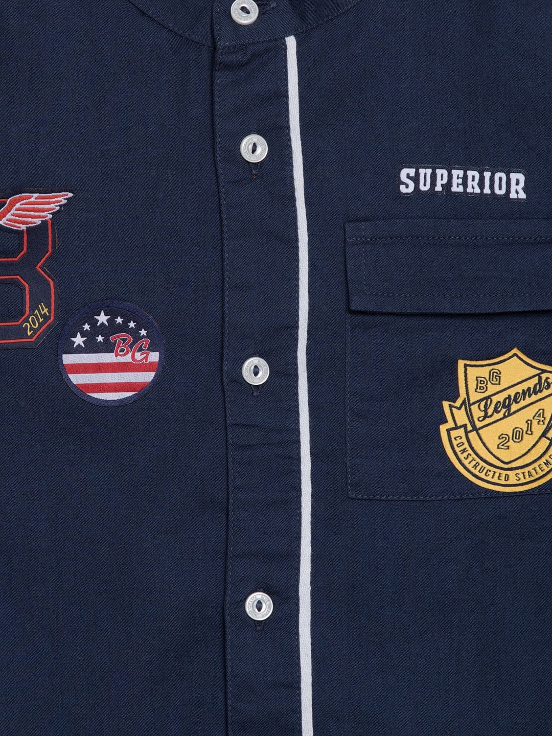 Blue Giraffe Boys Shirt