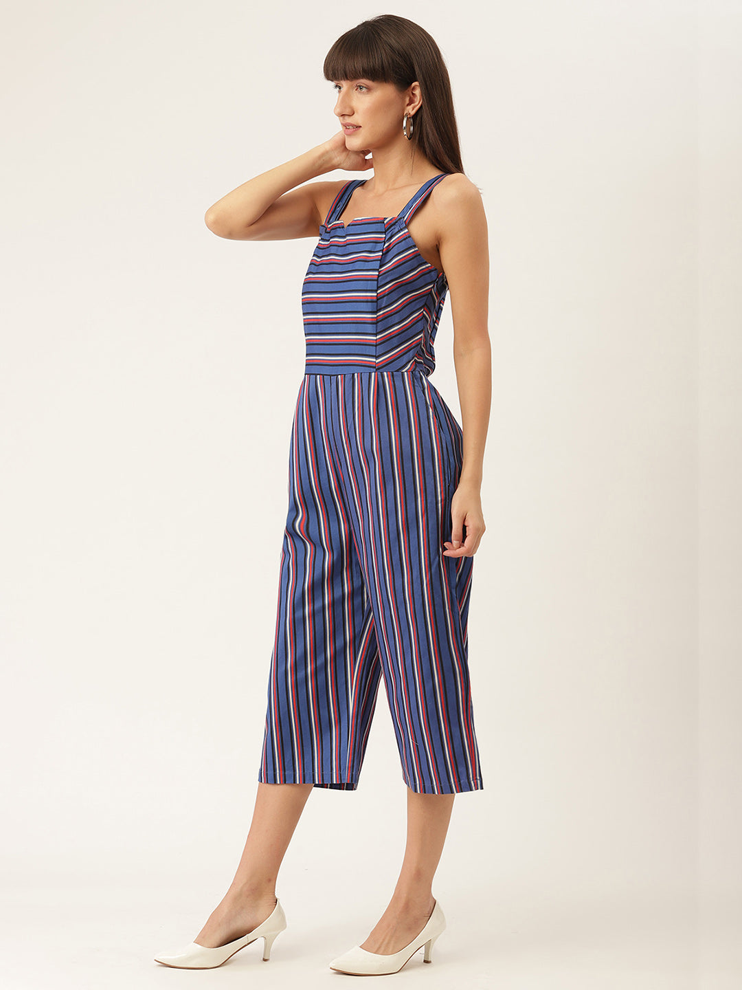 Elle Women Multi Printed Round Neck Jumpsuit