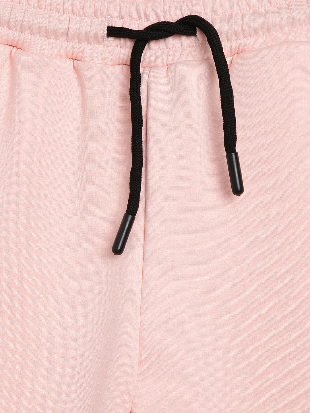 Blue Giraffe Girls White Colour blocked Regular Fit Sweatpant