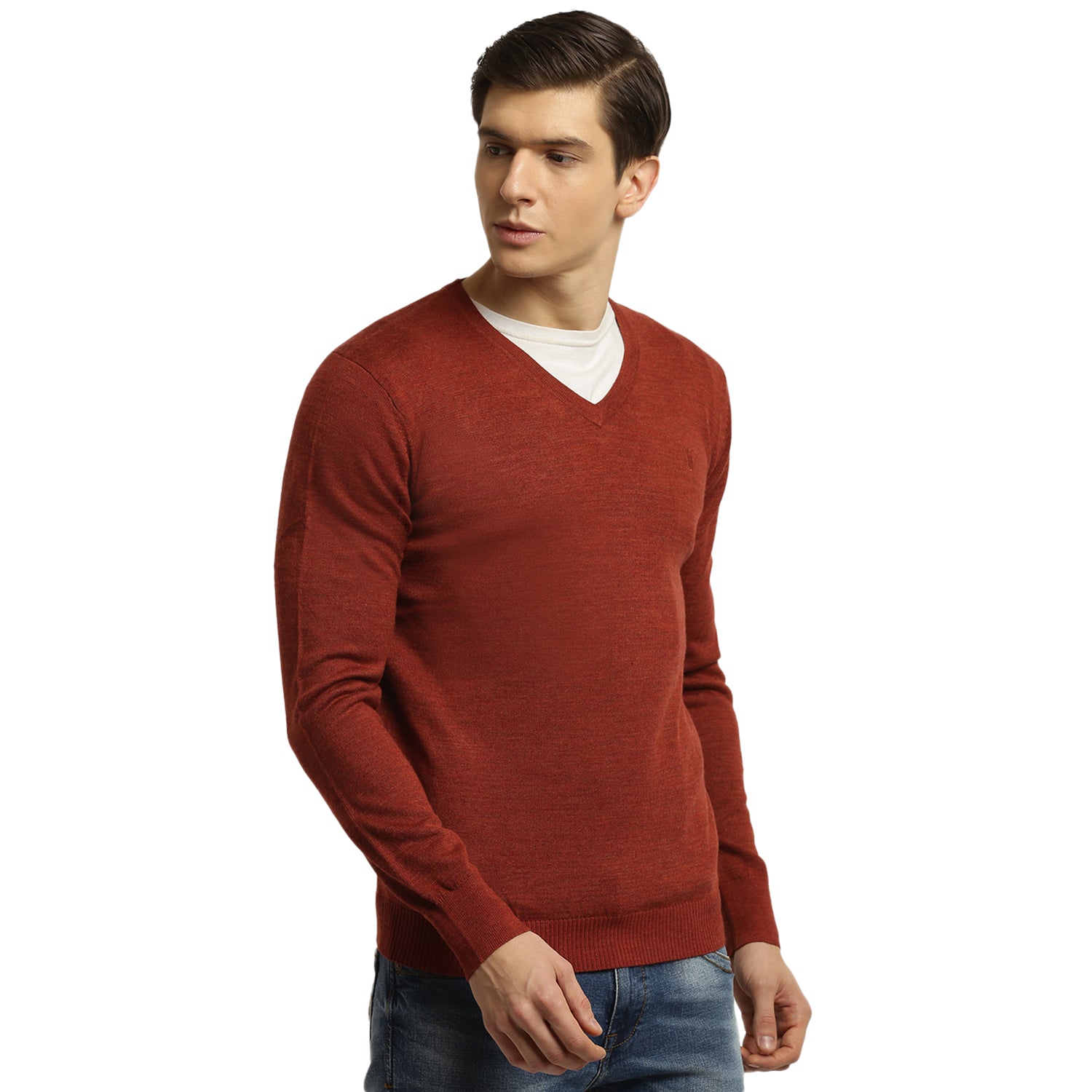 Bruun & Stengade Men Black V Neck Sweater