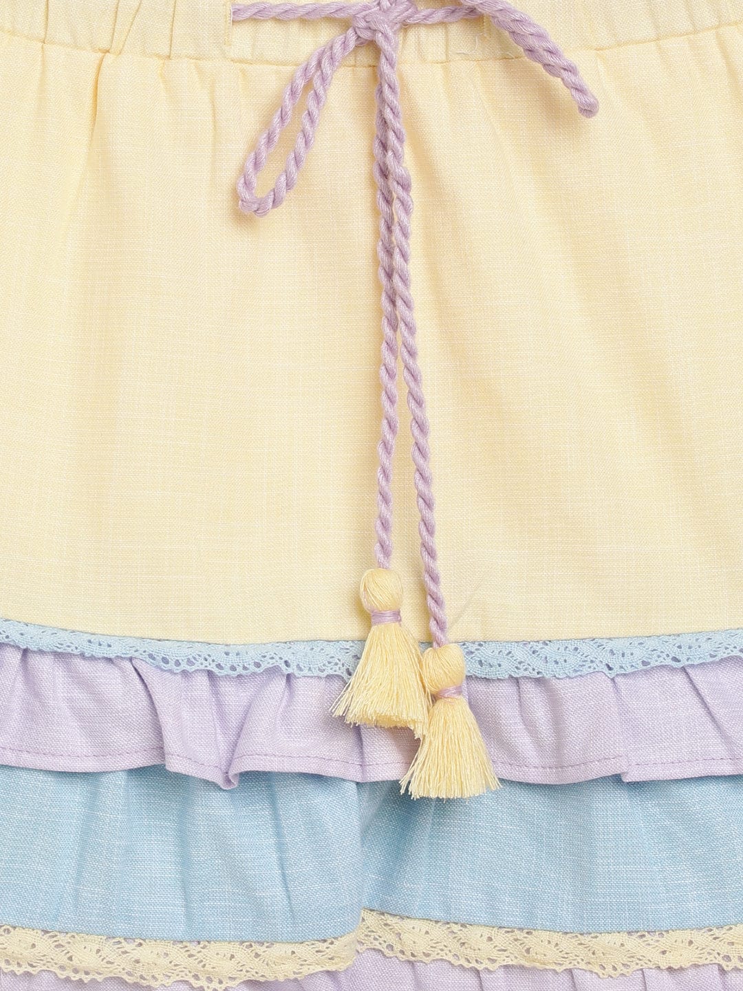 Blue Giraffe Girls Multi Flare Skirt