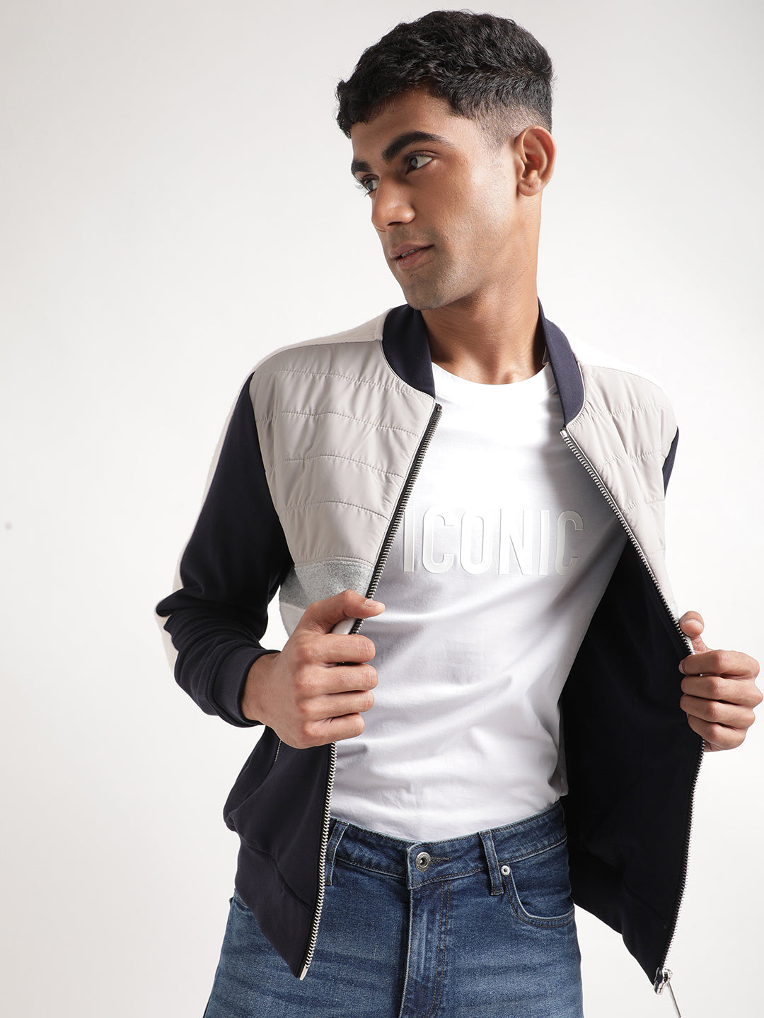 Antony Morato Men Blue Solid Hooded Sweatshirt