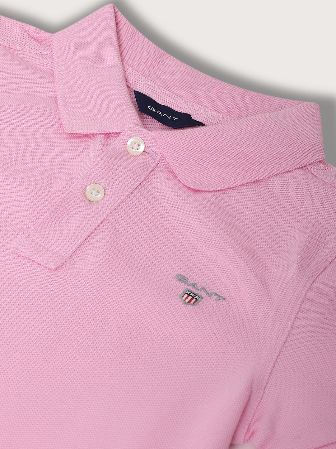 Gant Kids Pink Regular Fit Polo T-Shirt