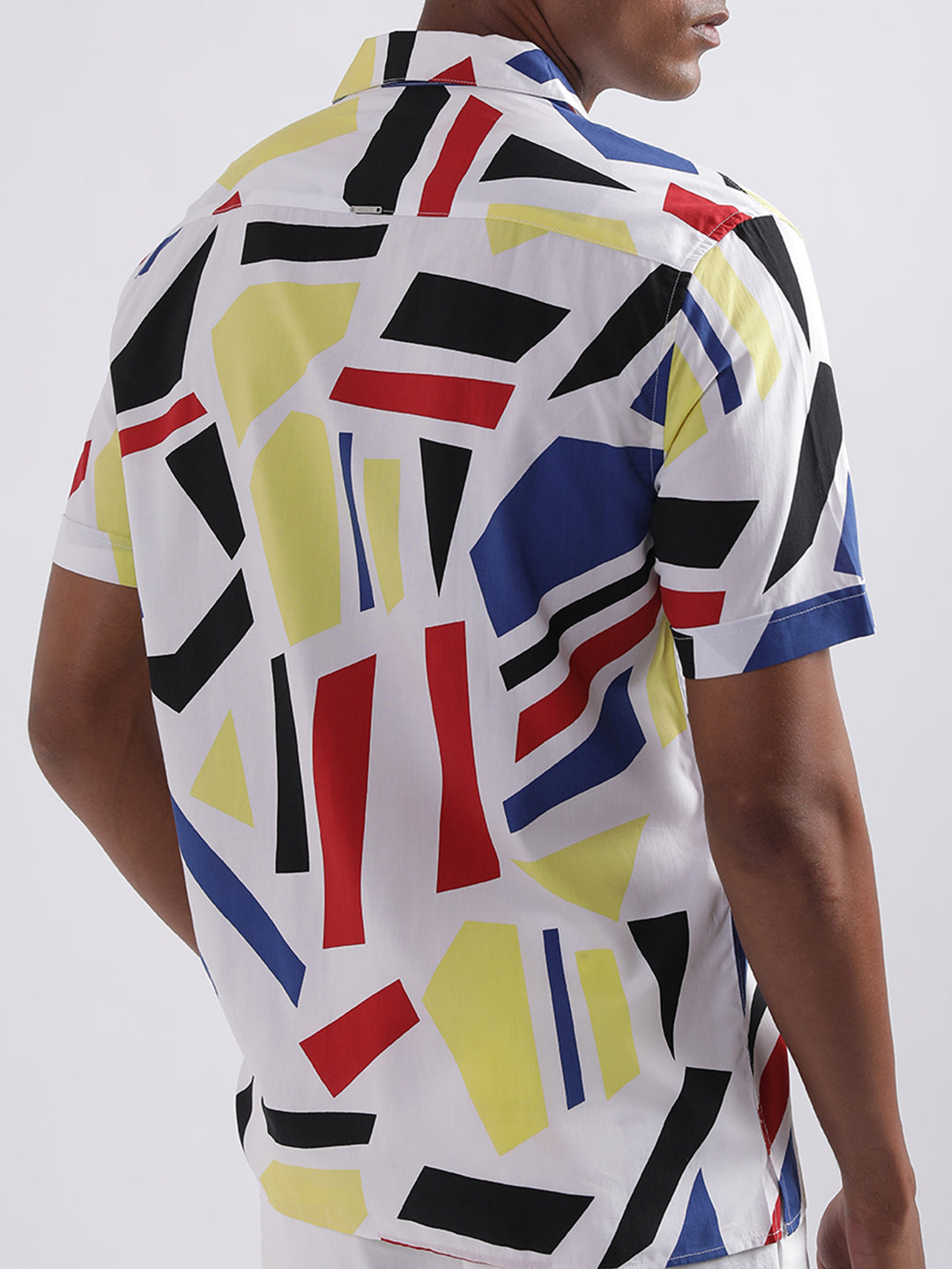 Antony Morato White Printed Regular Fit Shirt