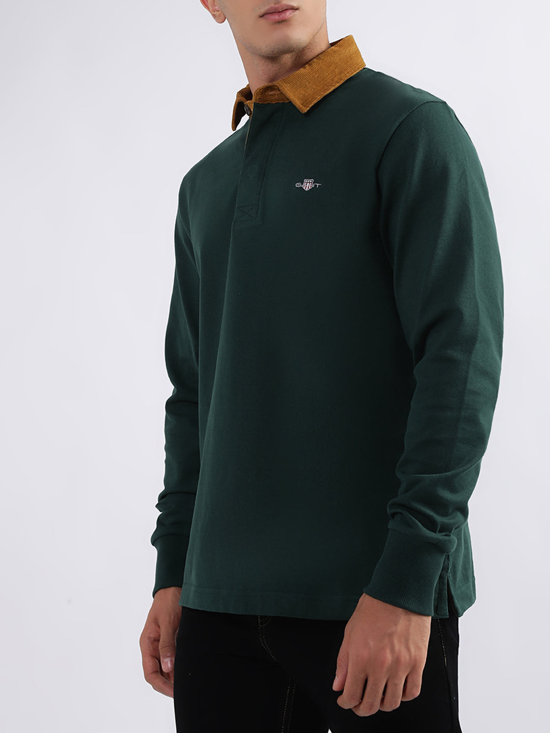 Gant Tartan Green Regular Fit Polo T-Shirt